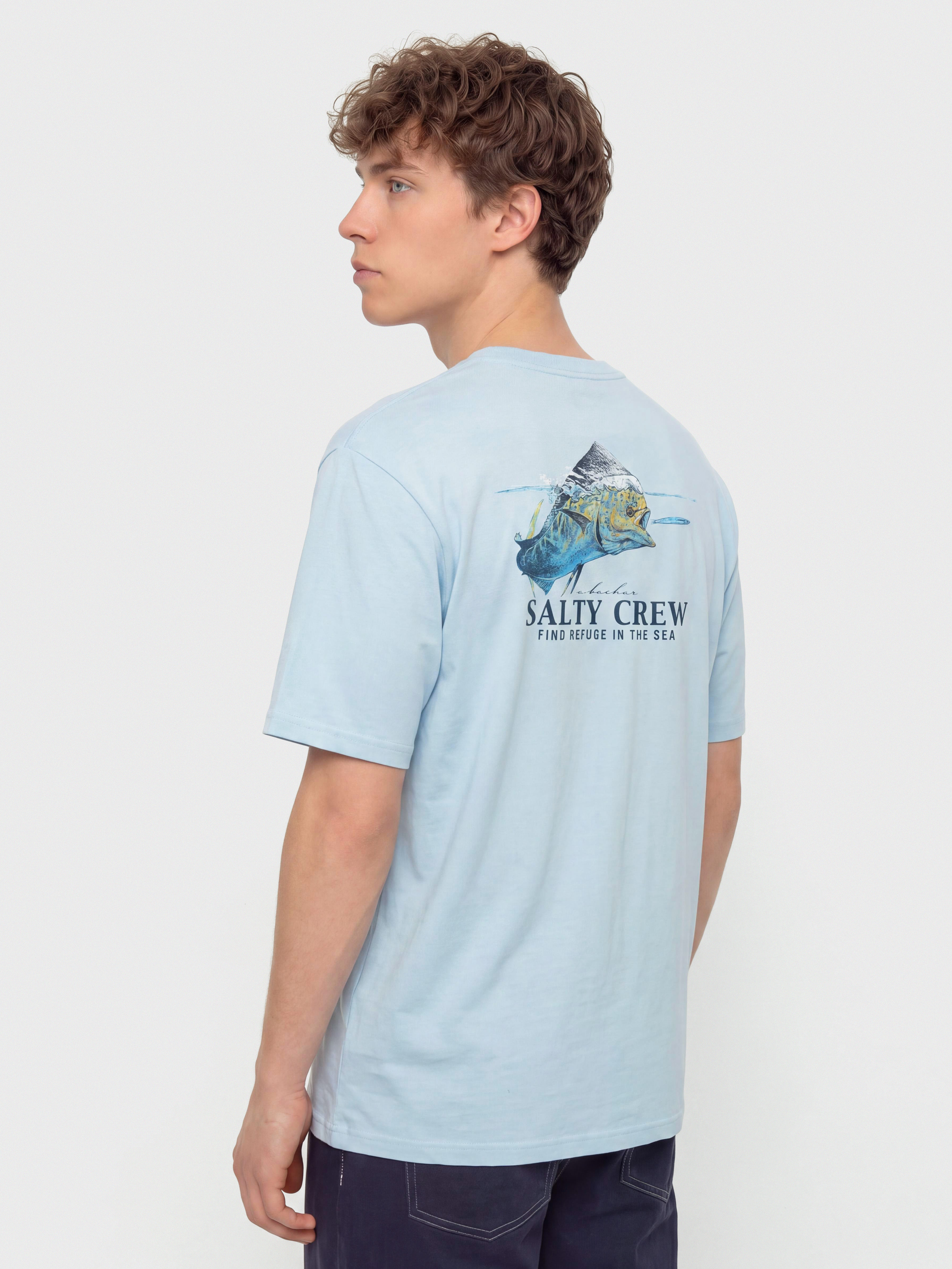 Tričko Salty Crew Mahi Surface (clear sky)
