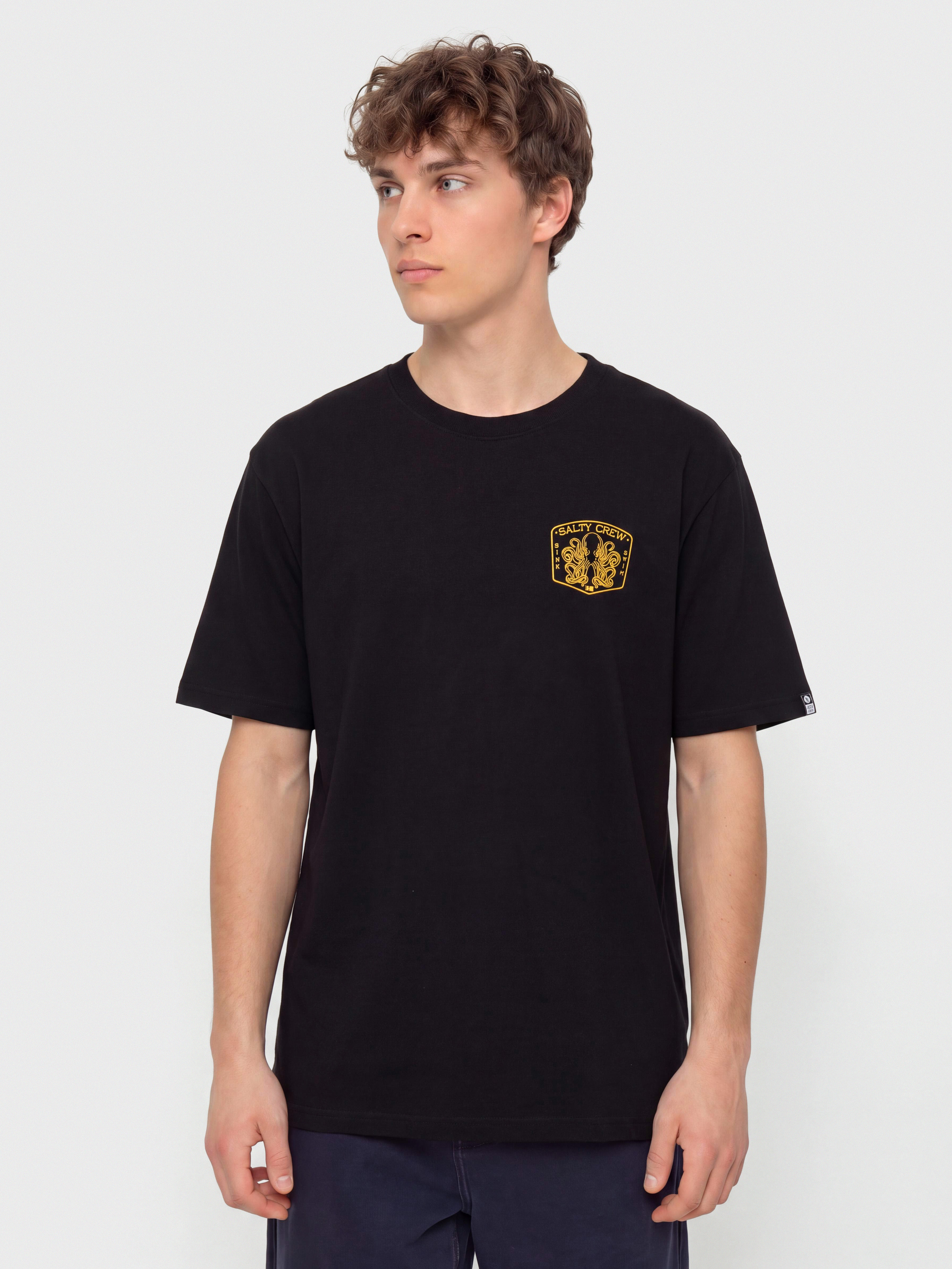 Tričko Salty Crew Tako Club Classic (black)