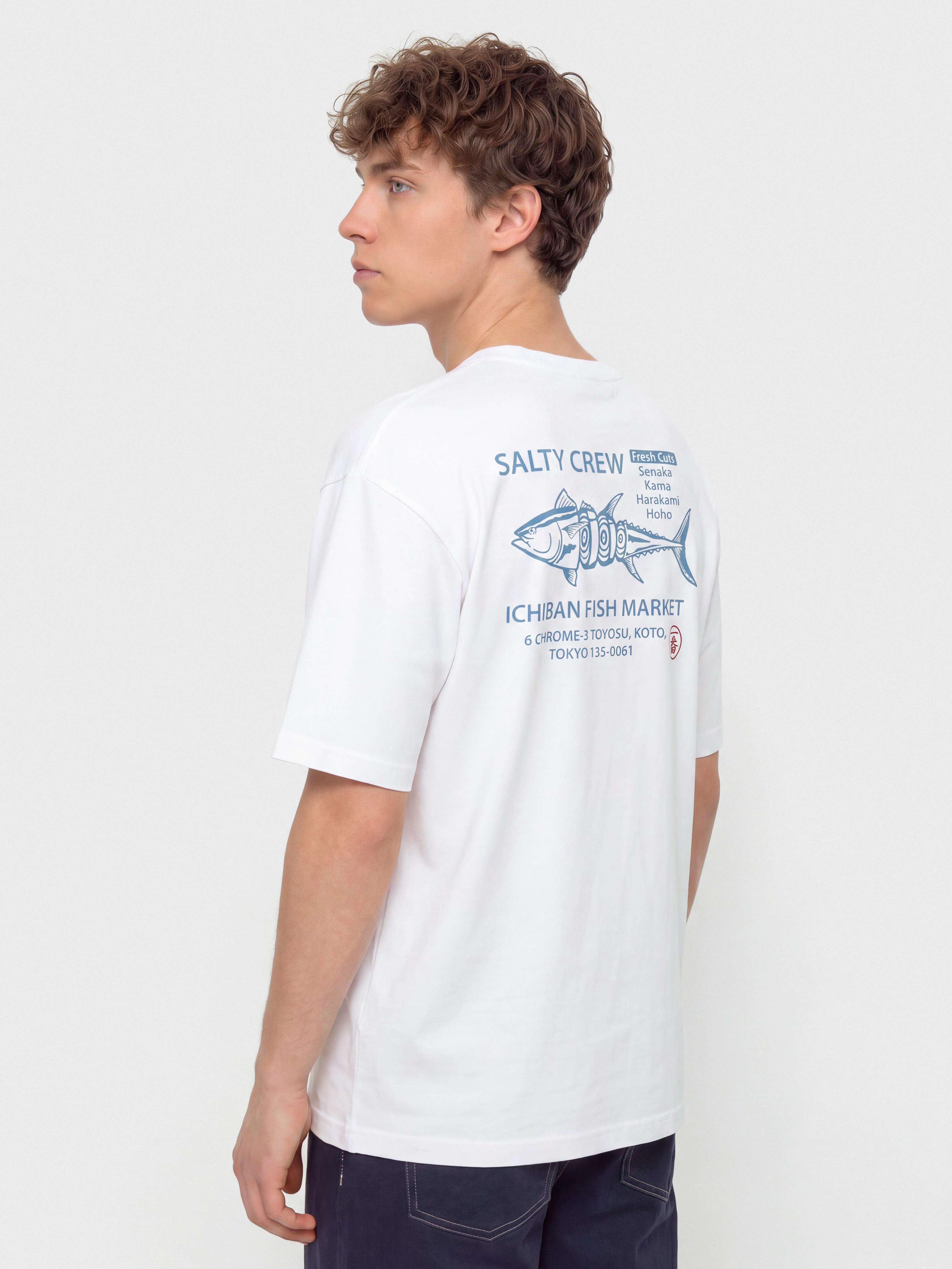 Tričko Salty Crew Ichiban (white)