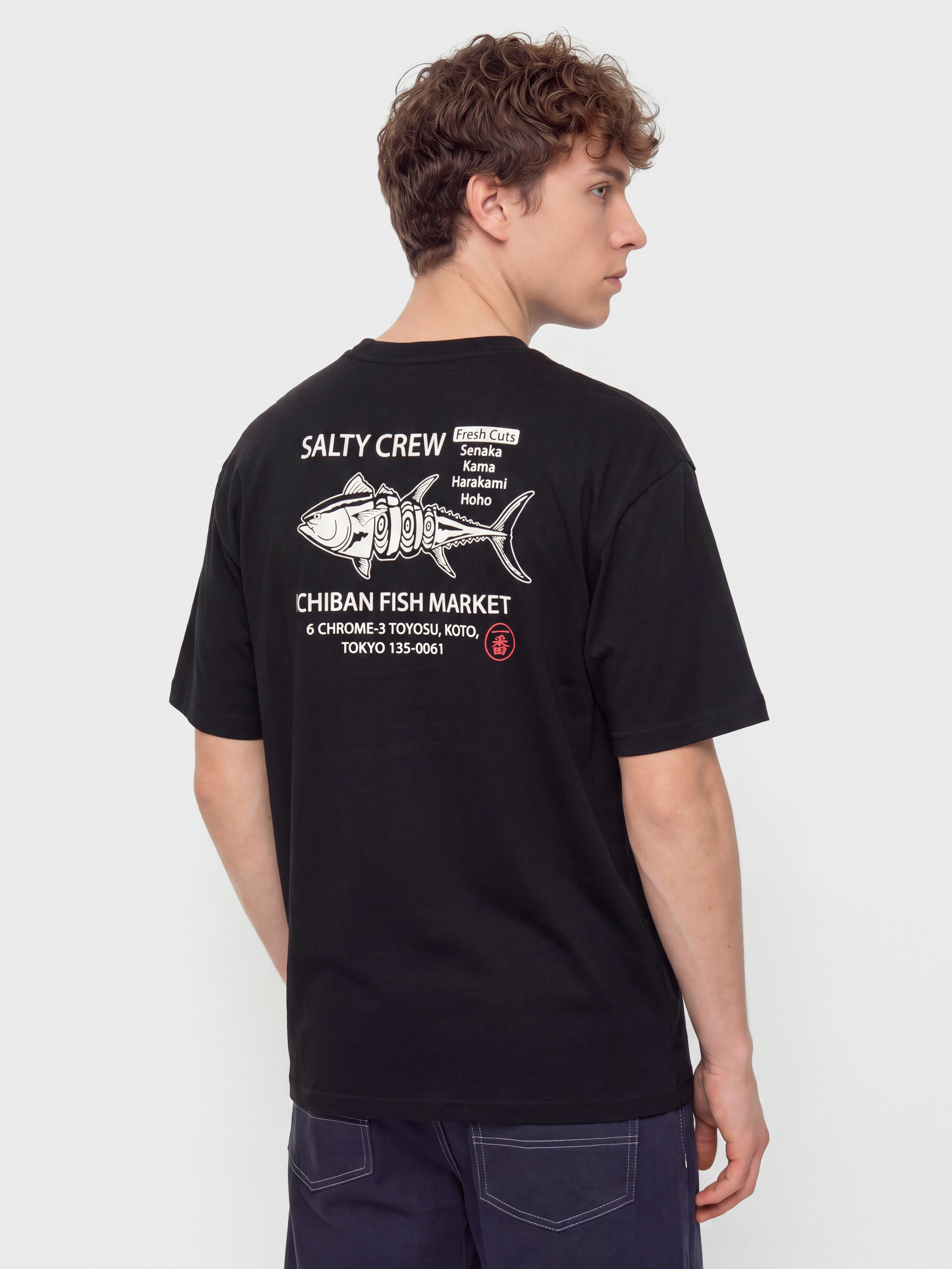 Tričko Salty Crew Ichiban (black)