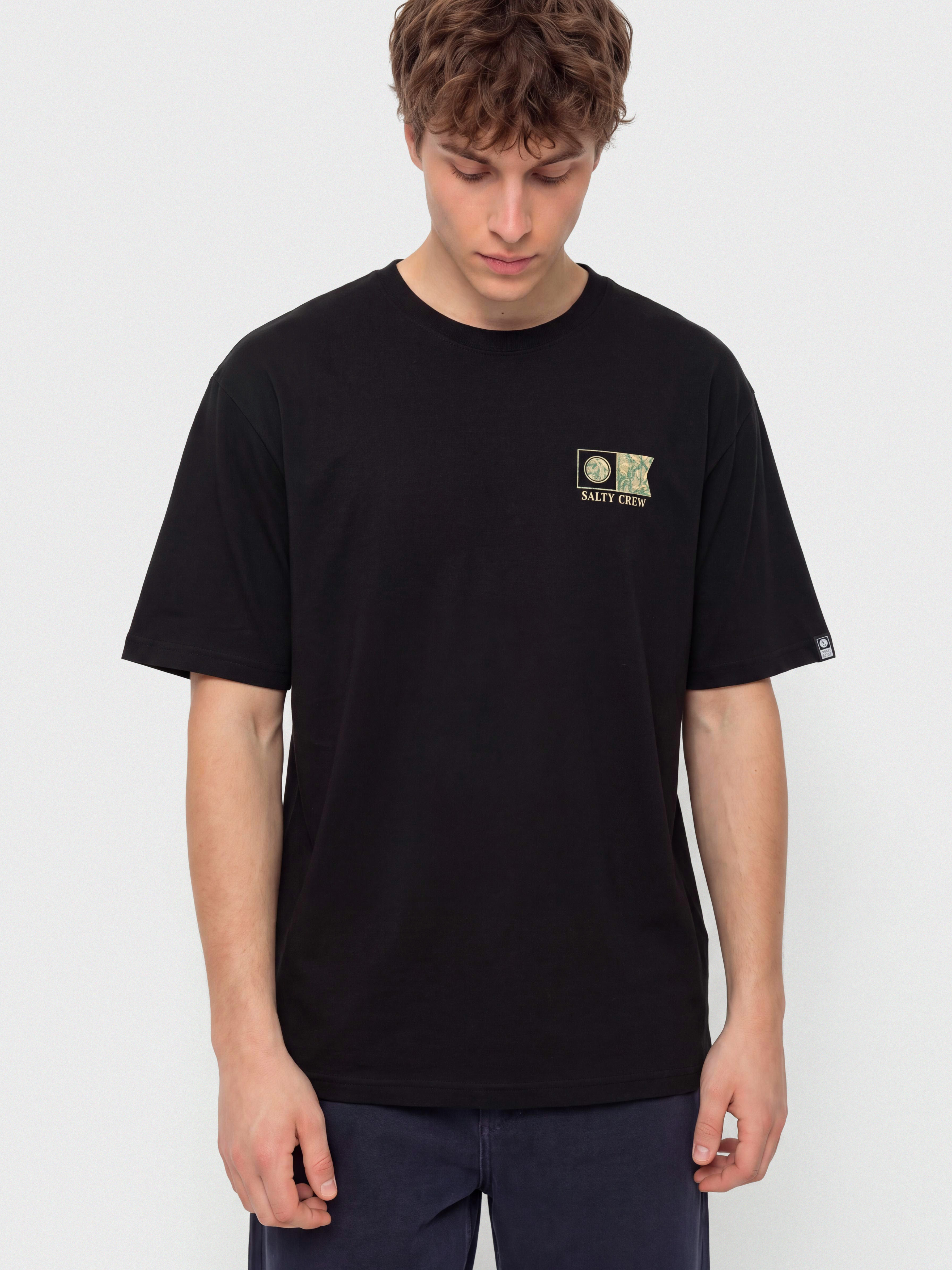 Tričko Salty Crew Flagship (black)