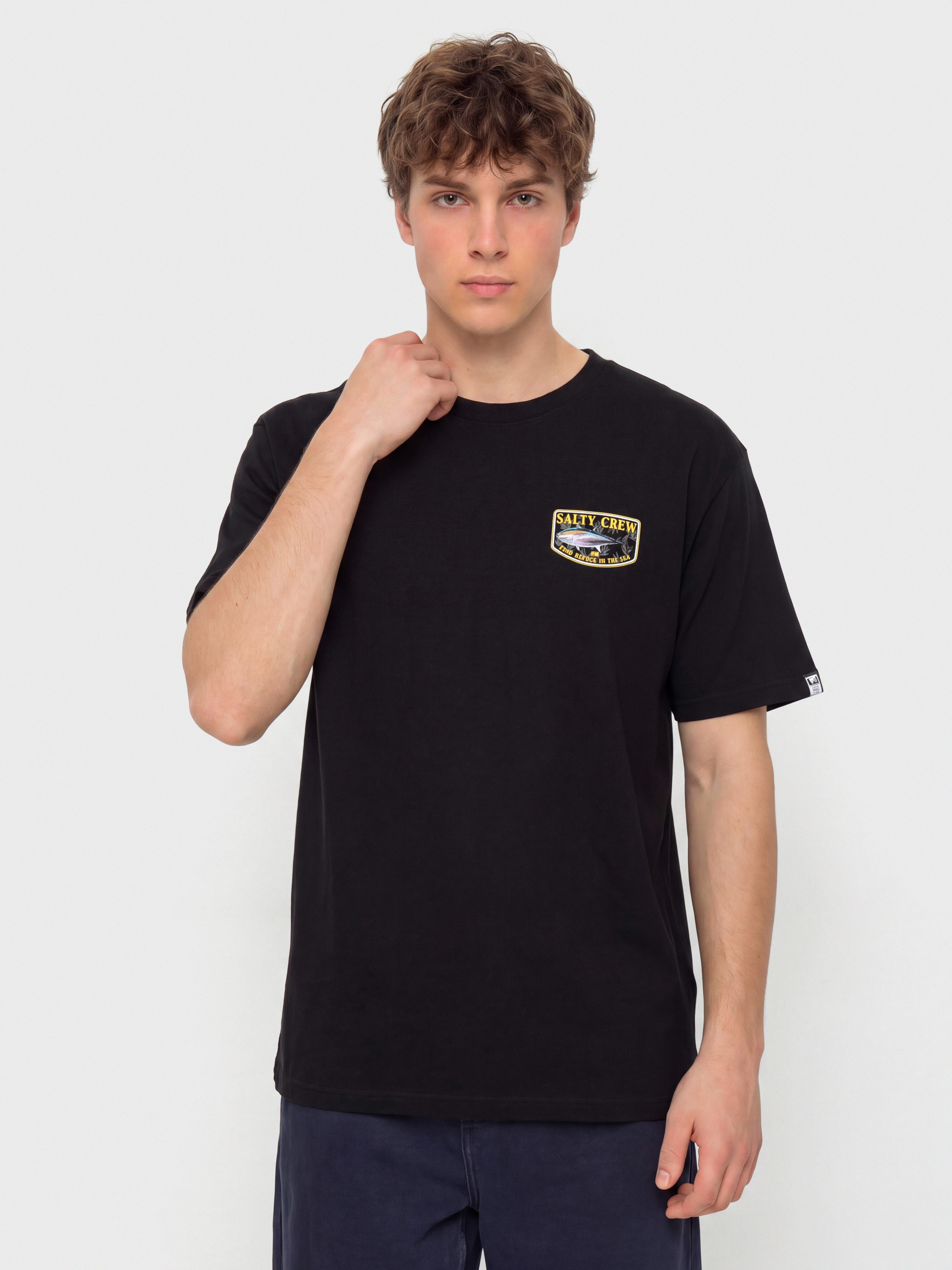 Tričko Salty Crew Big Blue Fill (black)