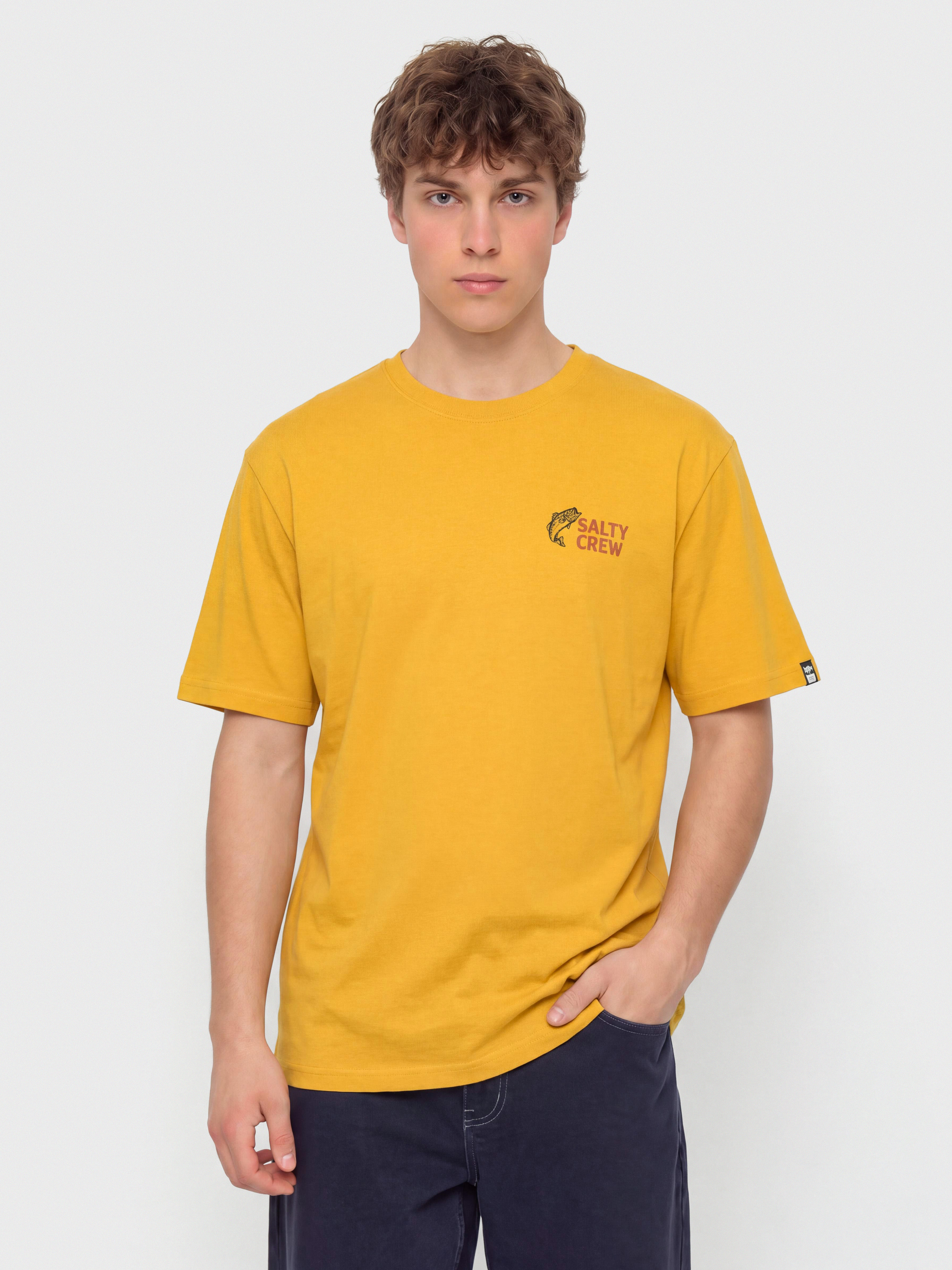 Tričko Salty Crew Bait Shop (mineral yellow)