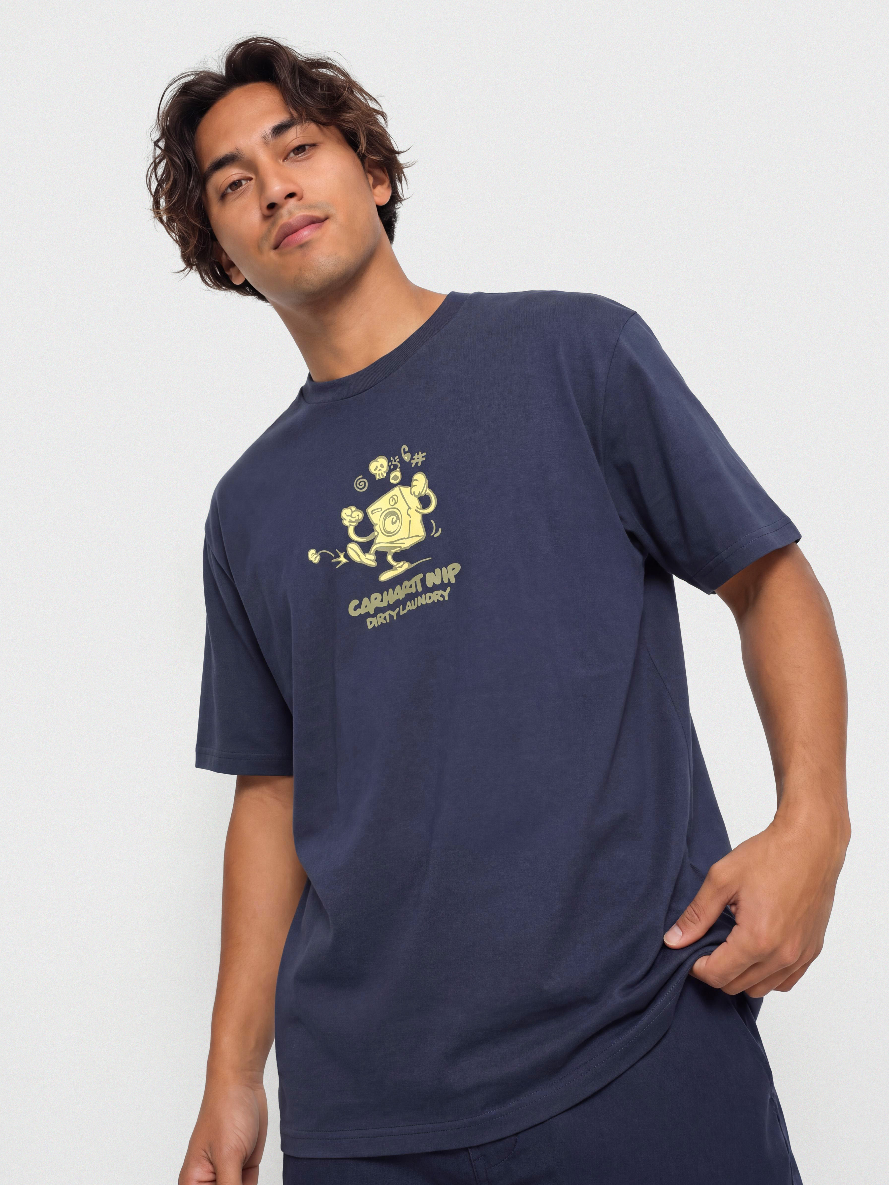 Tričko Carhartt WIP Dirty Laundry (blue)