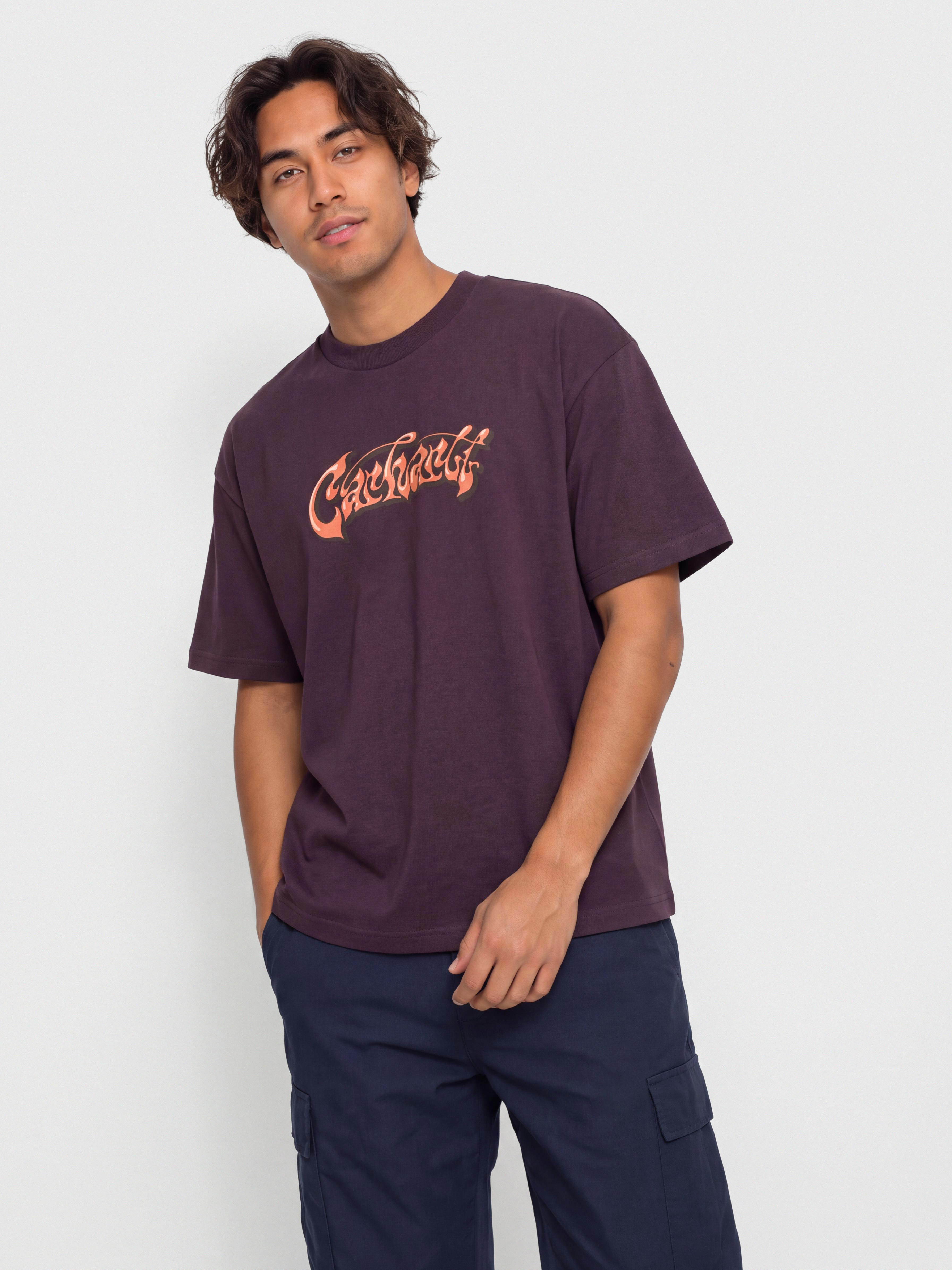Tričko Carhartt WIP Booger (cozy purple)