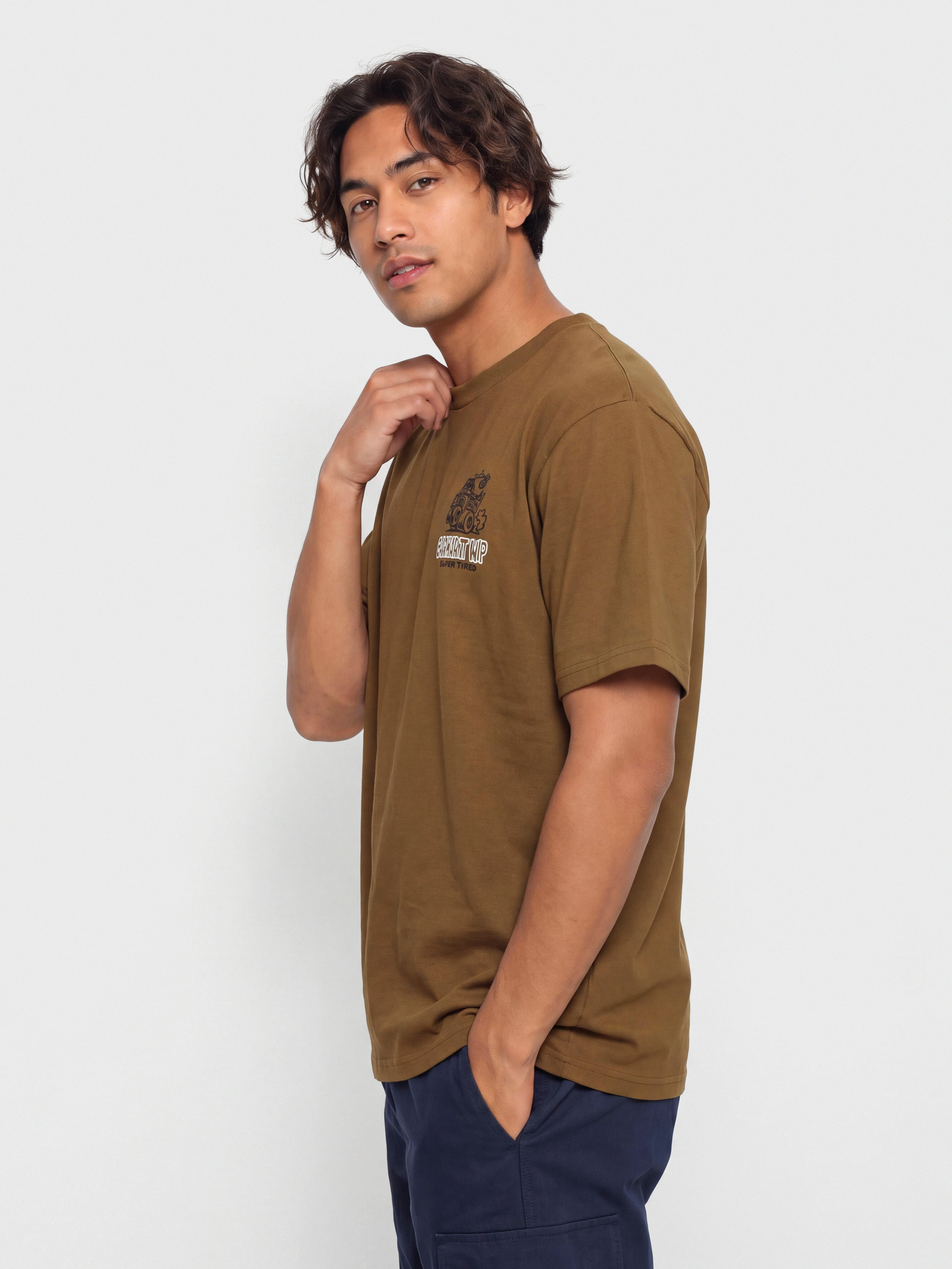 Tričko Carhartt WIP Hot Rat (wip h brown)