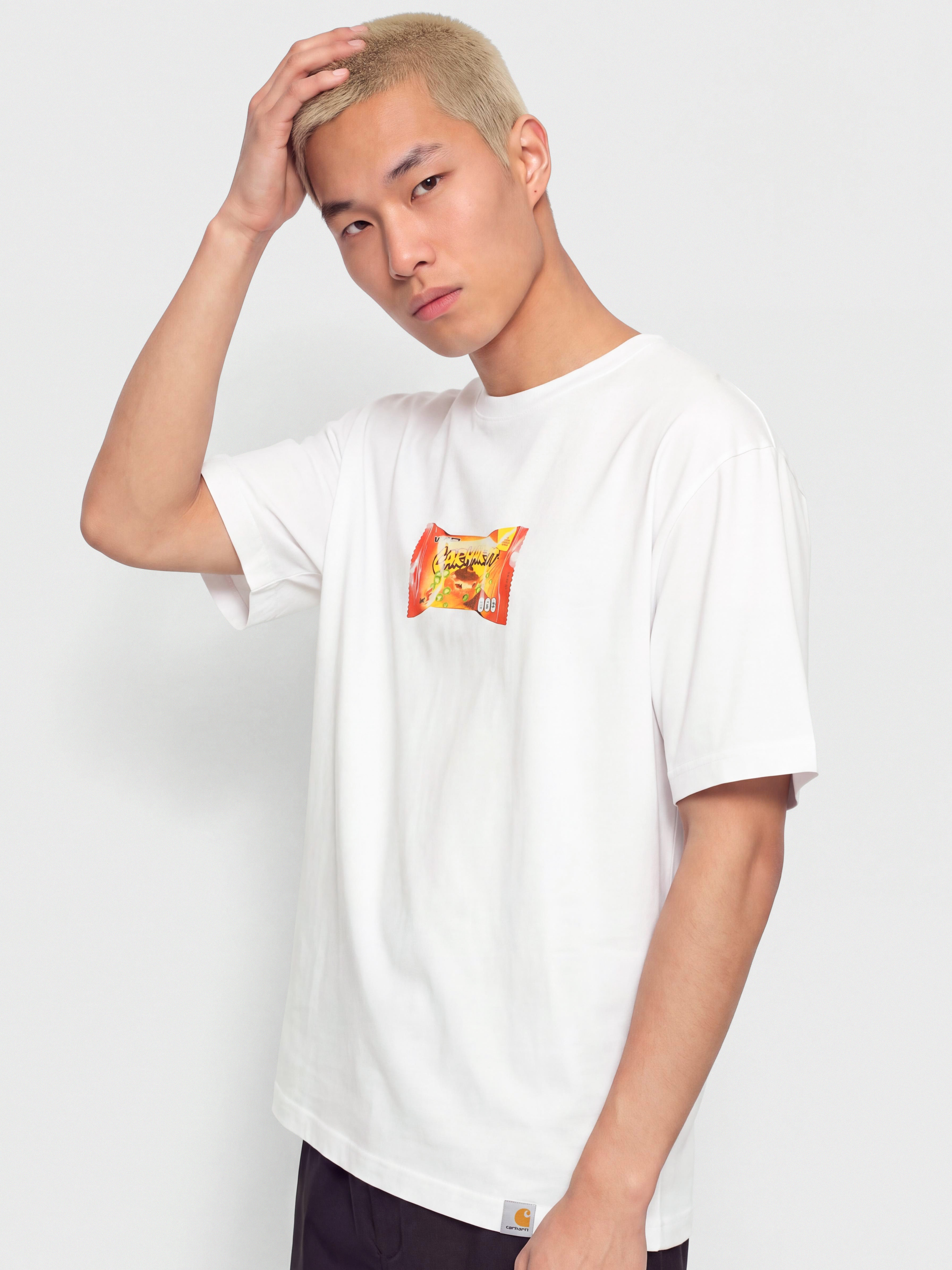 Tričko Carhartt WIP Road Side Snack (white)