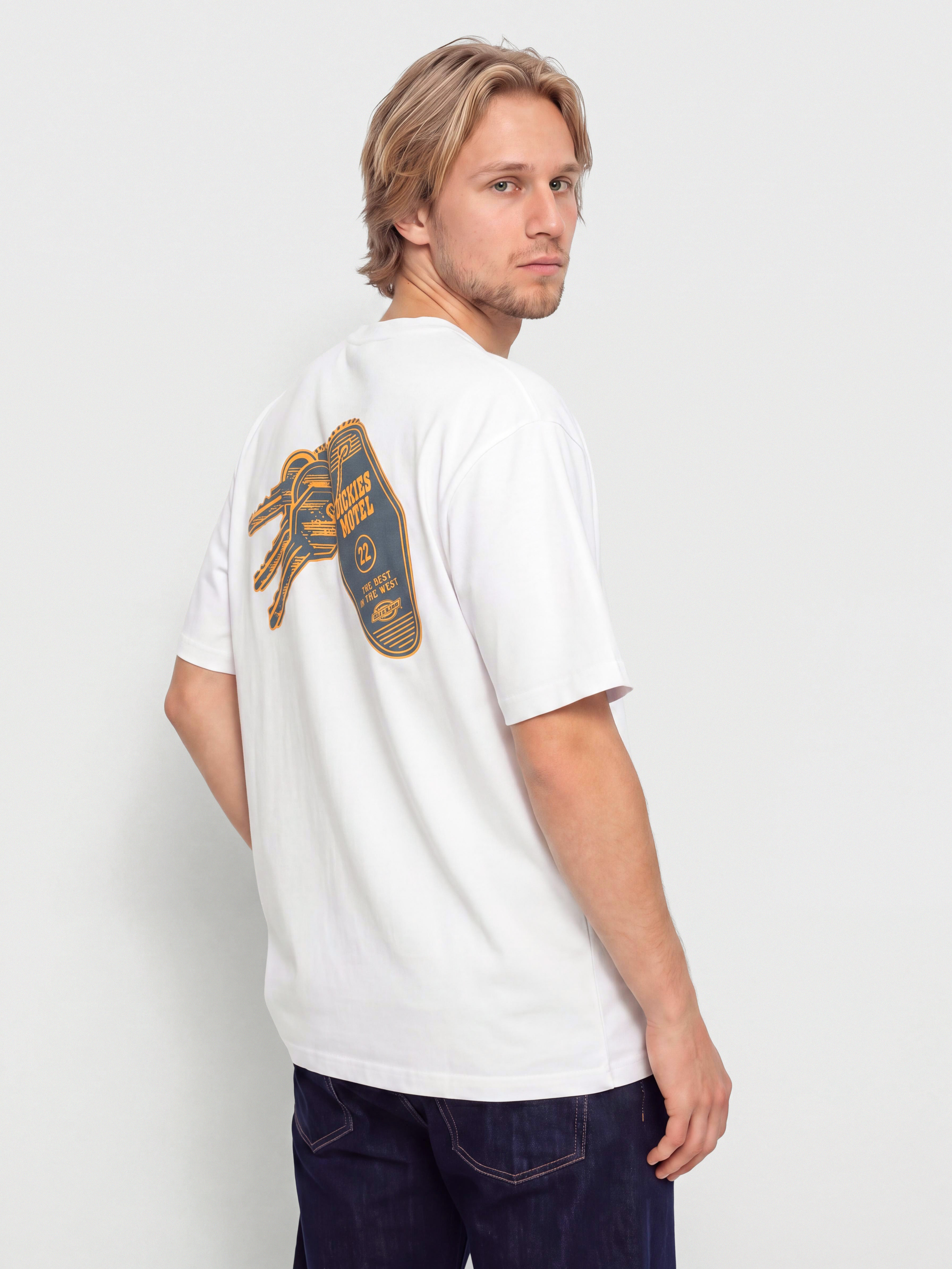 Tričko Dickies Plain City (white)