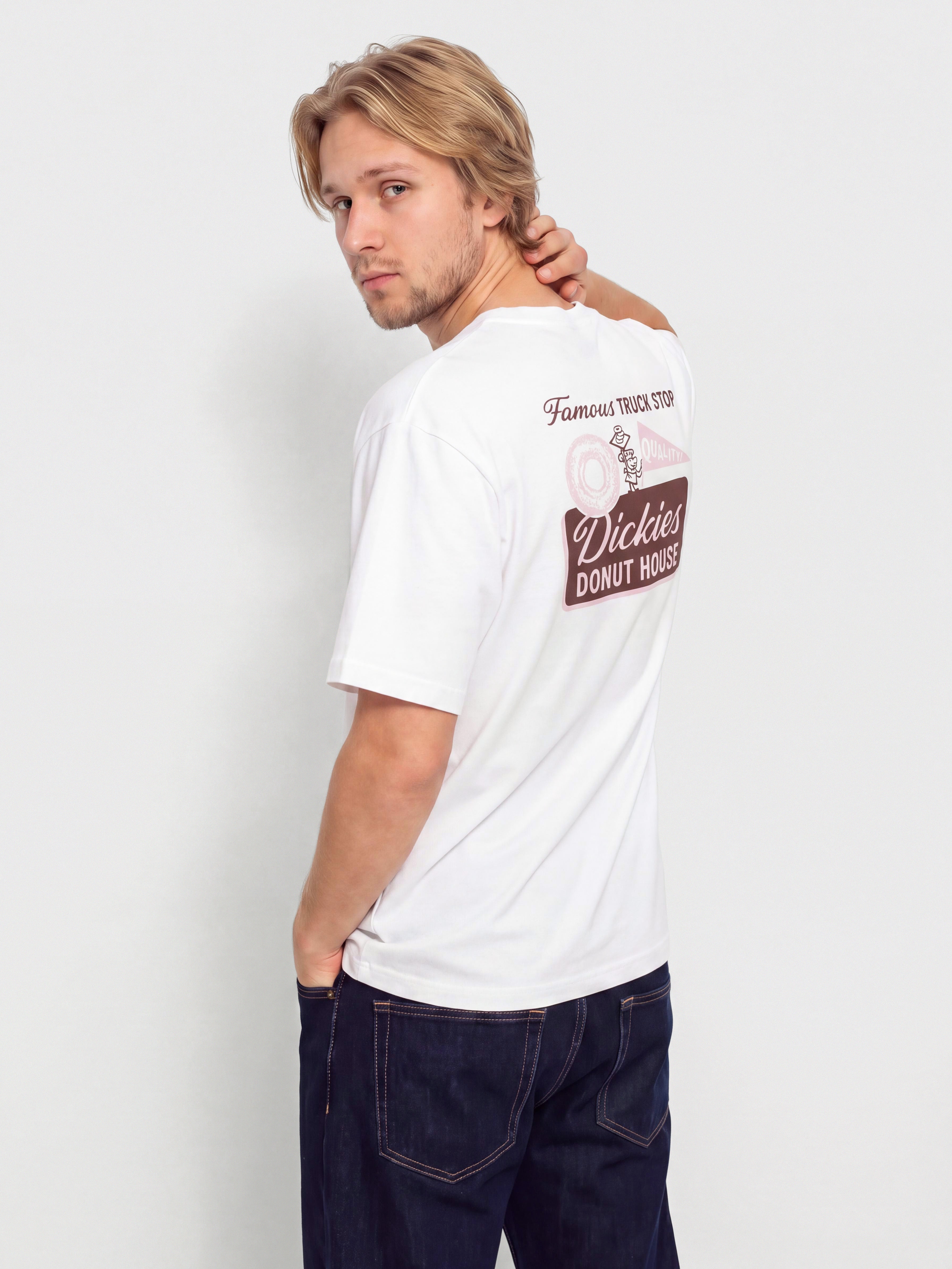 Tričko Dickies Donut House (white)