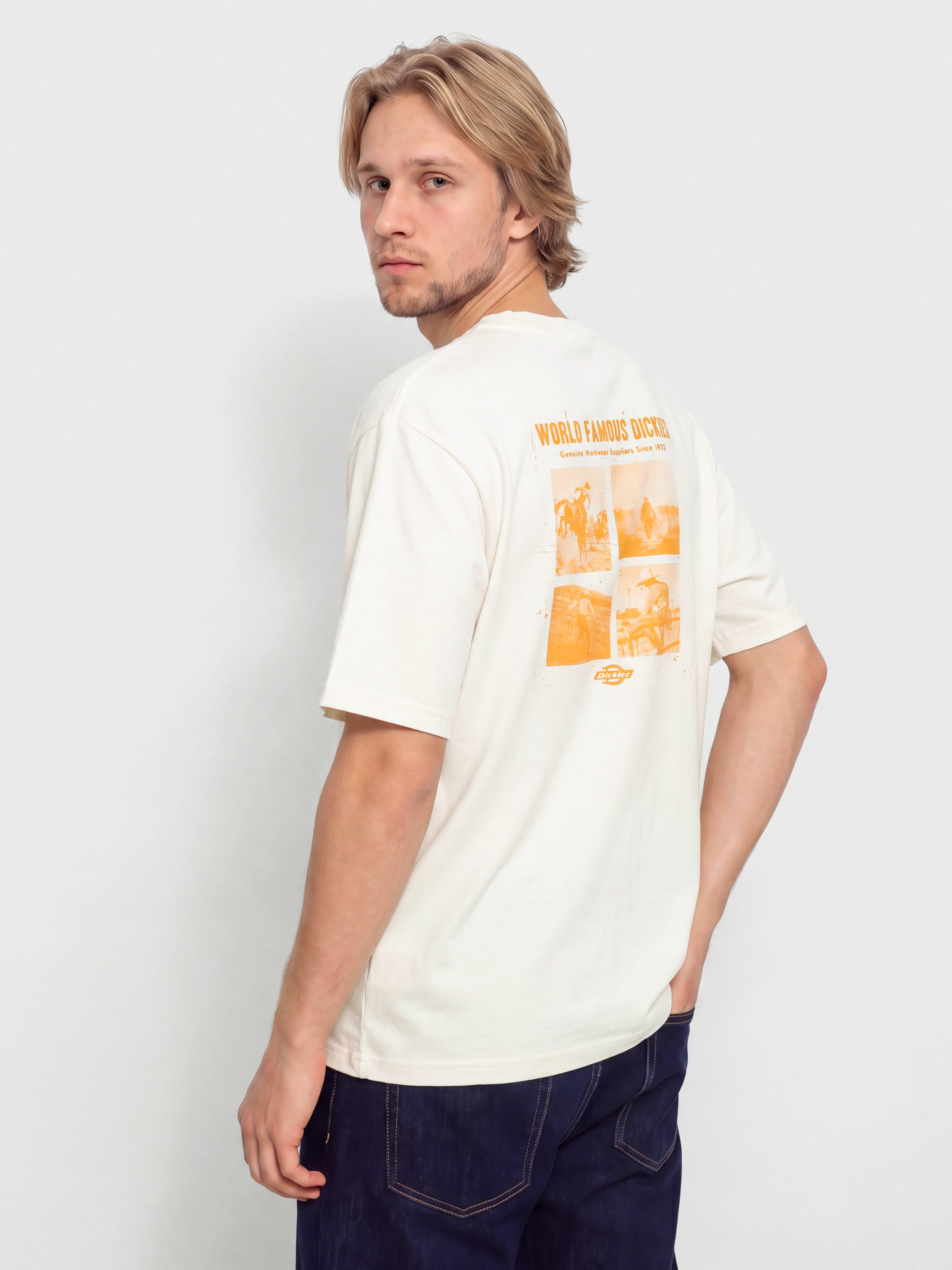 Tričko Dickies Wolfhurst (egret)