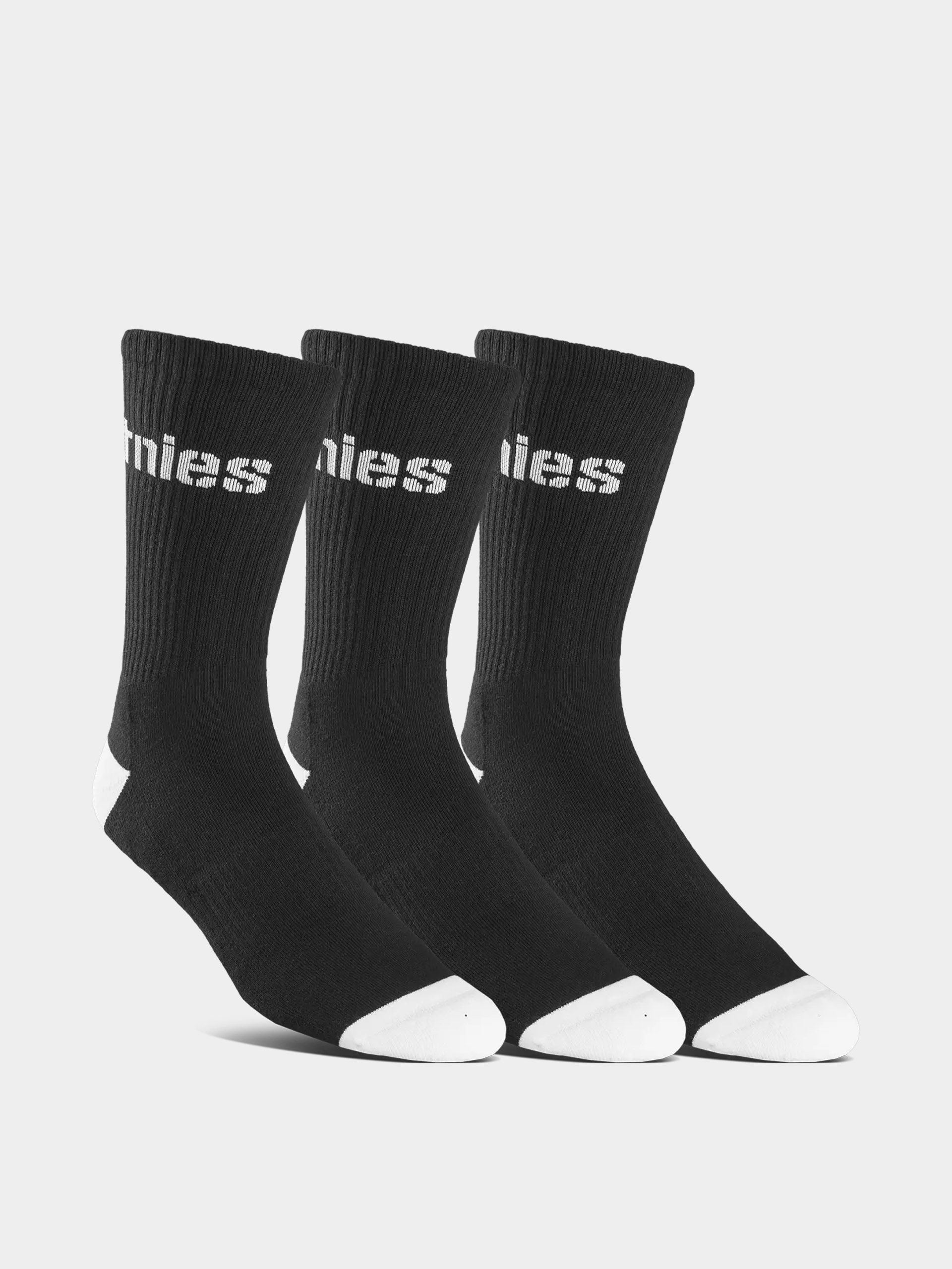 Ponožky Etnies Wordmark Sock 3 Pack (black)