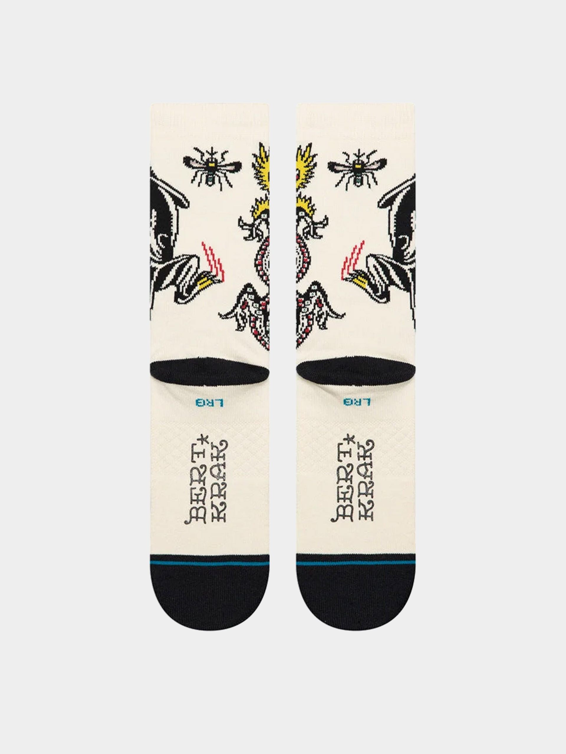 Ponožky Stance Battle Crew (cream)