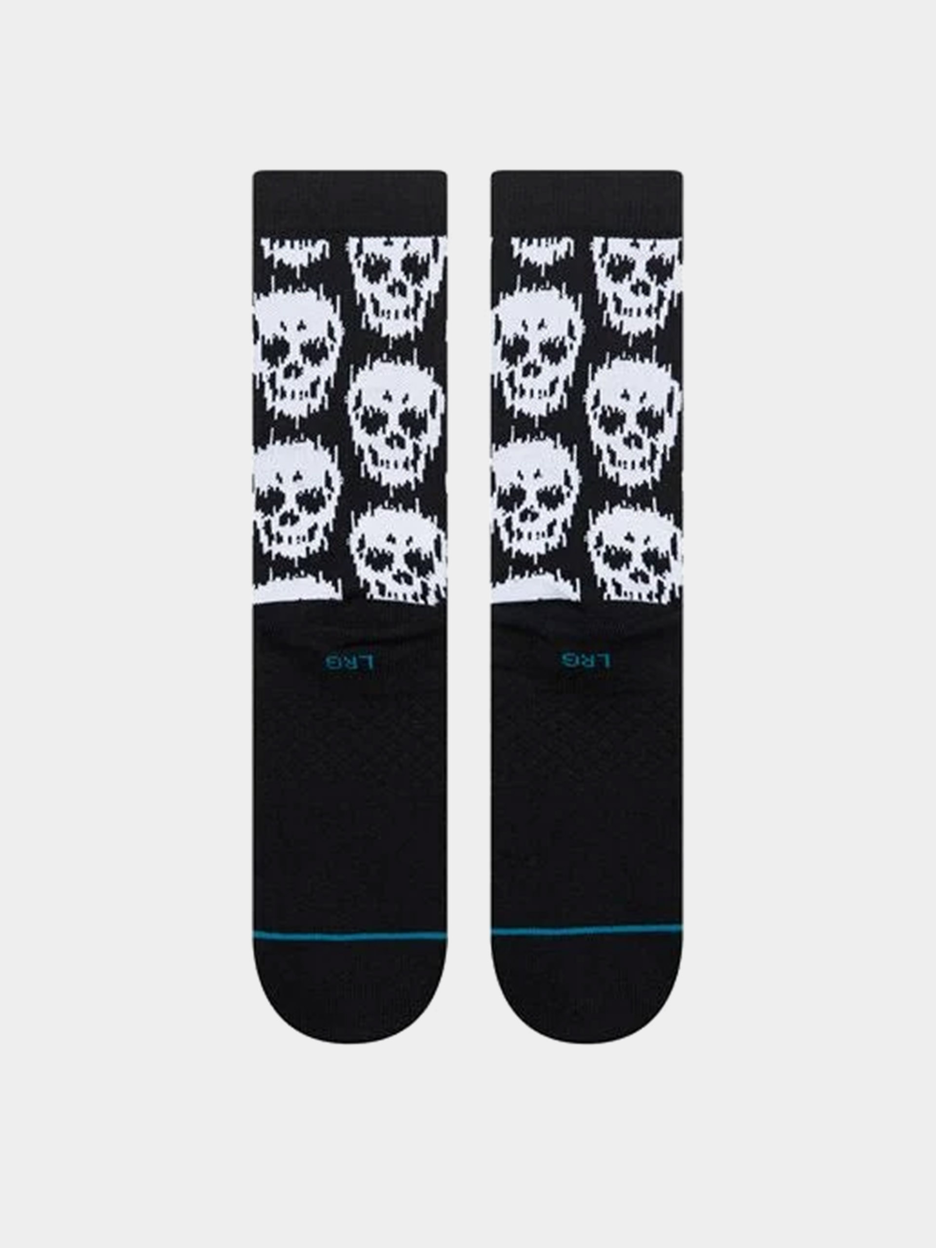 Ponožky Stance Static Skull Crew (black)