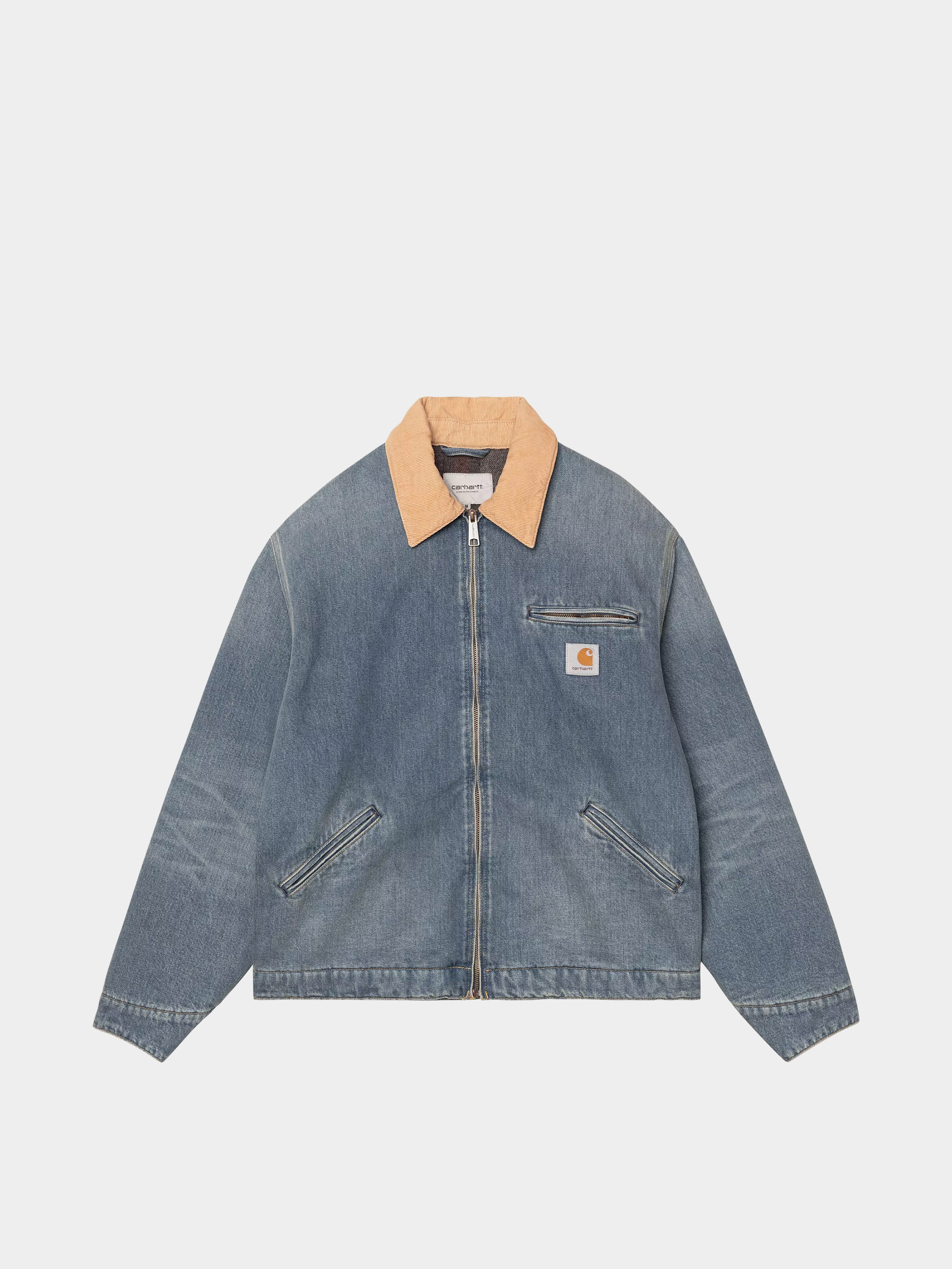 Bunda Carhartt WIP OG Detroit (blue/dusty h brown/old used wash)