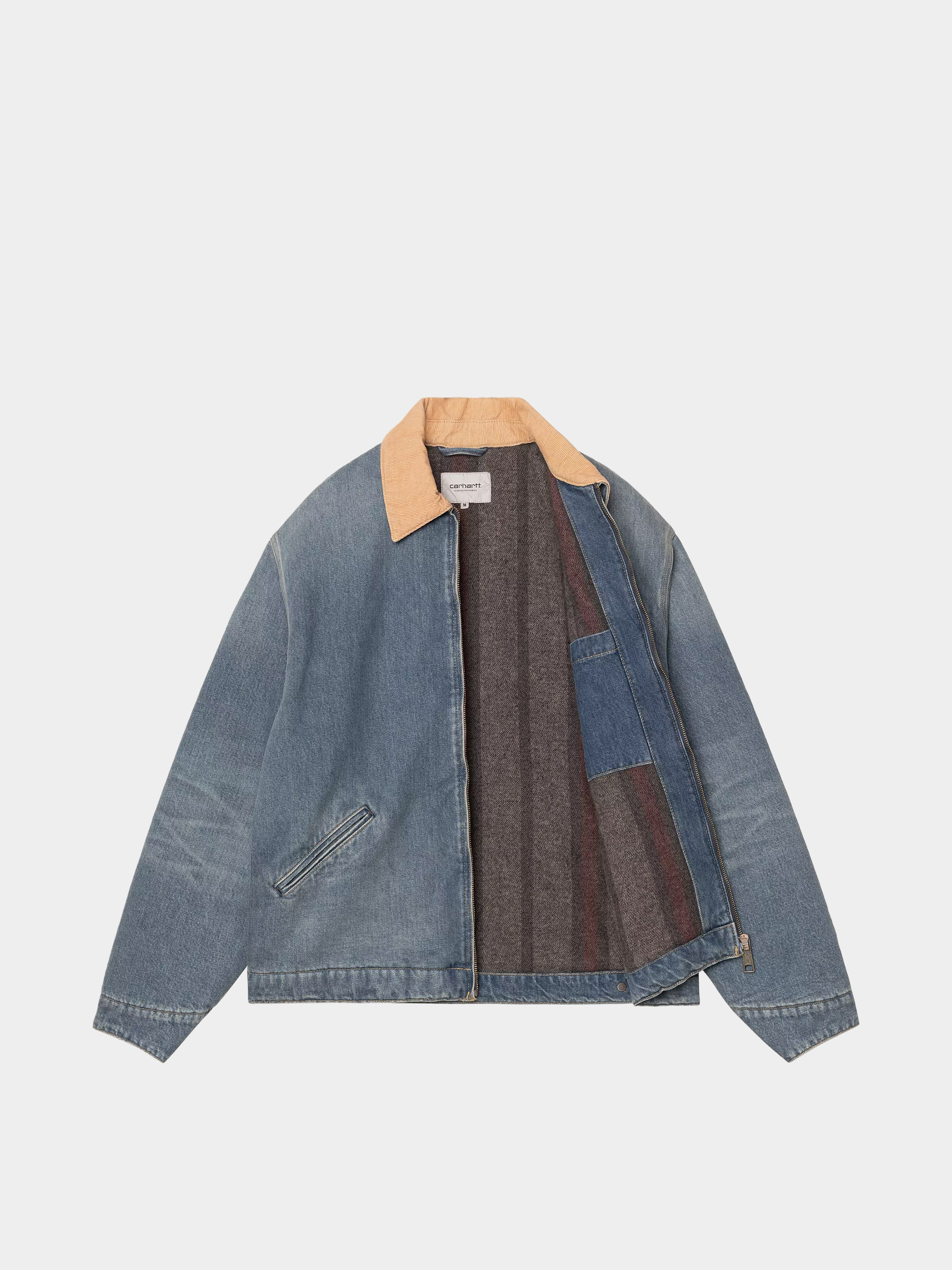 Bunda Carhartt WIP OG Detroit (blue/dusty h brown/old used wash)