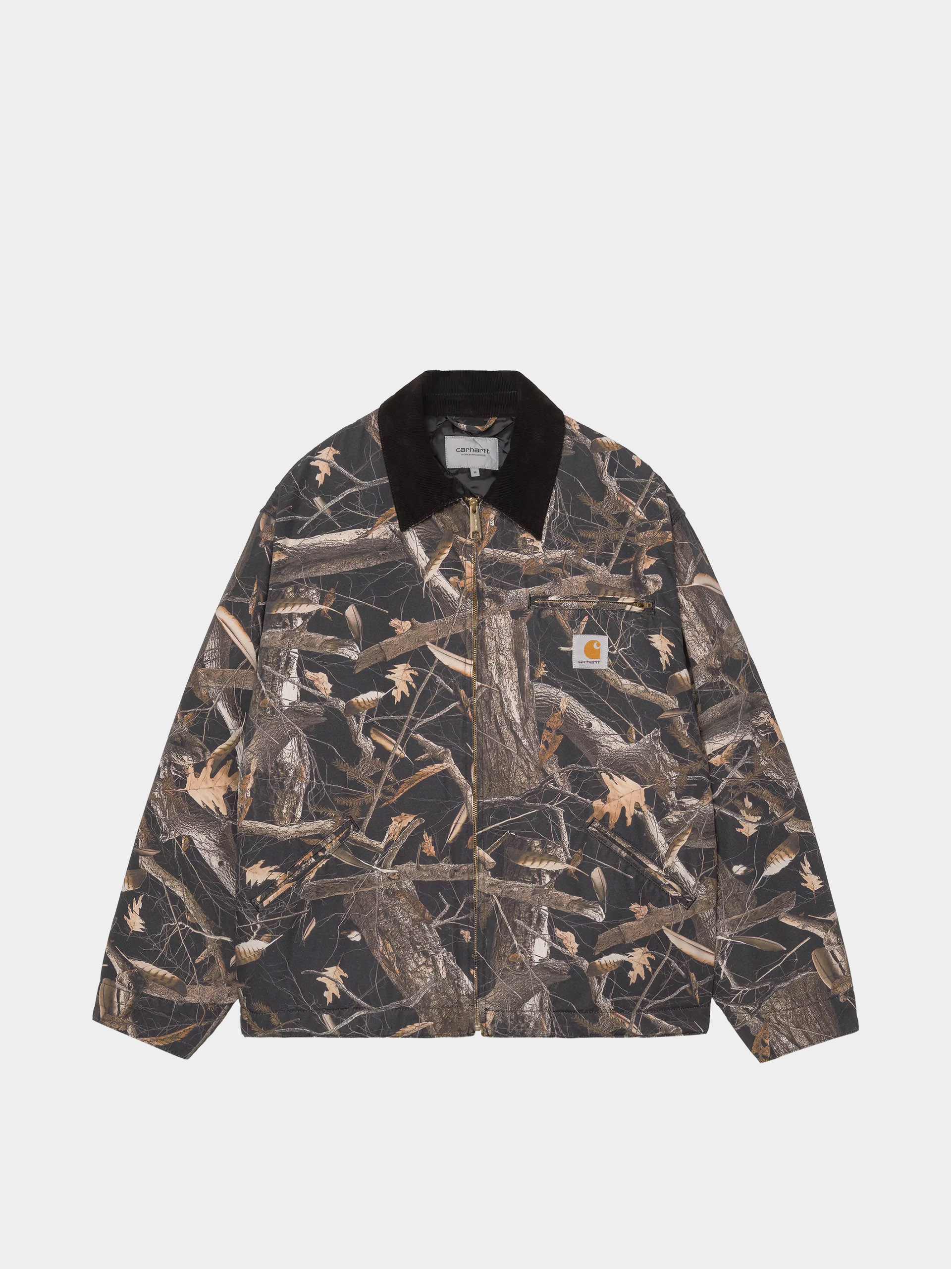 Bunda Carhartt WIP OG Detroit (camo feather tree black/black/heavy stone wash)