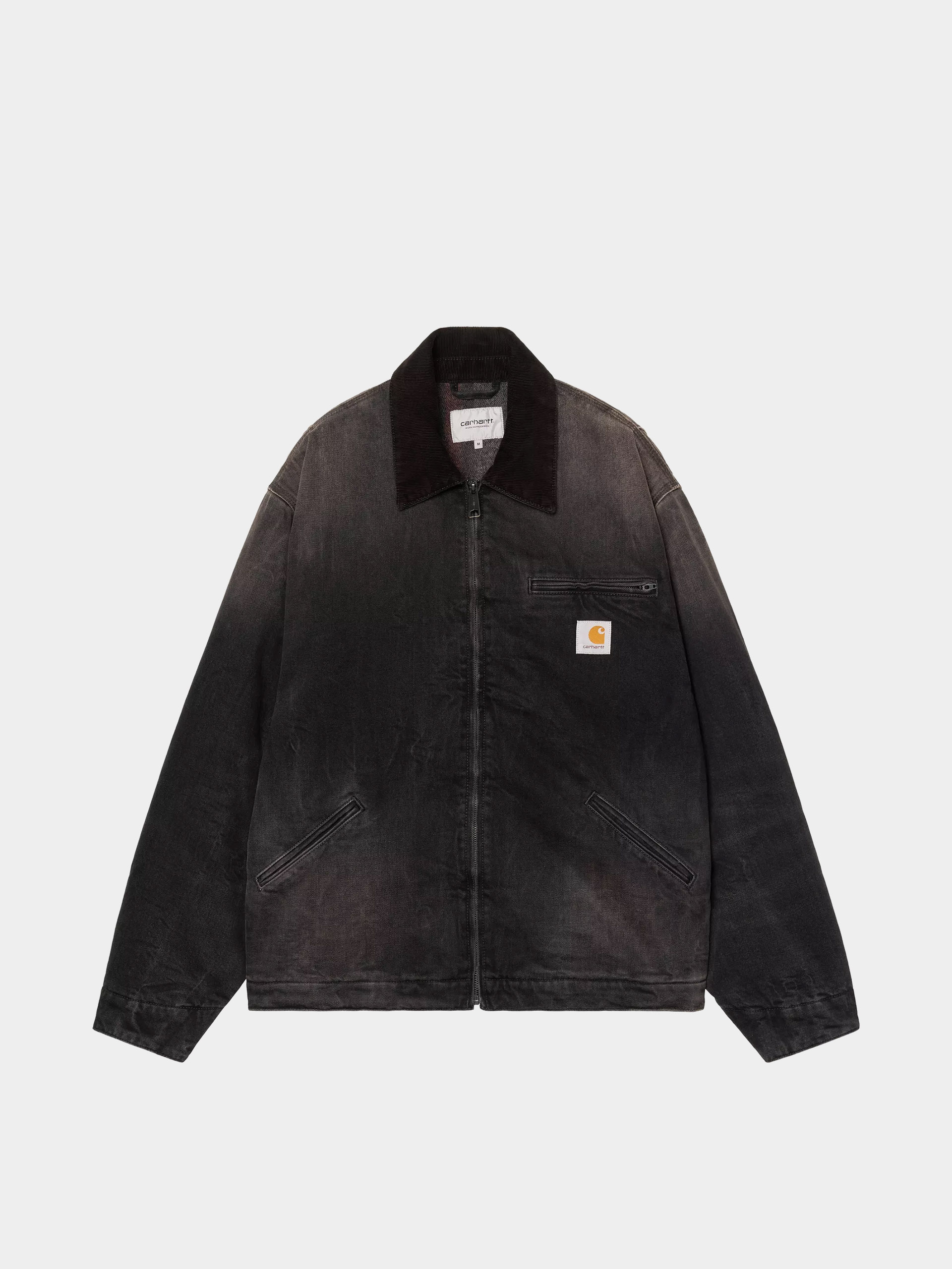 Bunda Carhartt WIP OG Detroit (black/black/tobacco used wash)