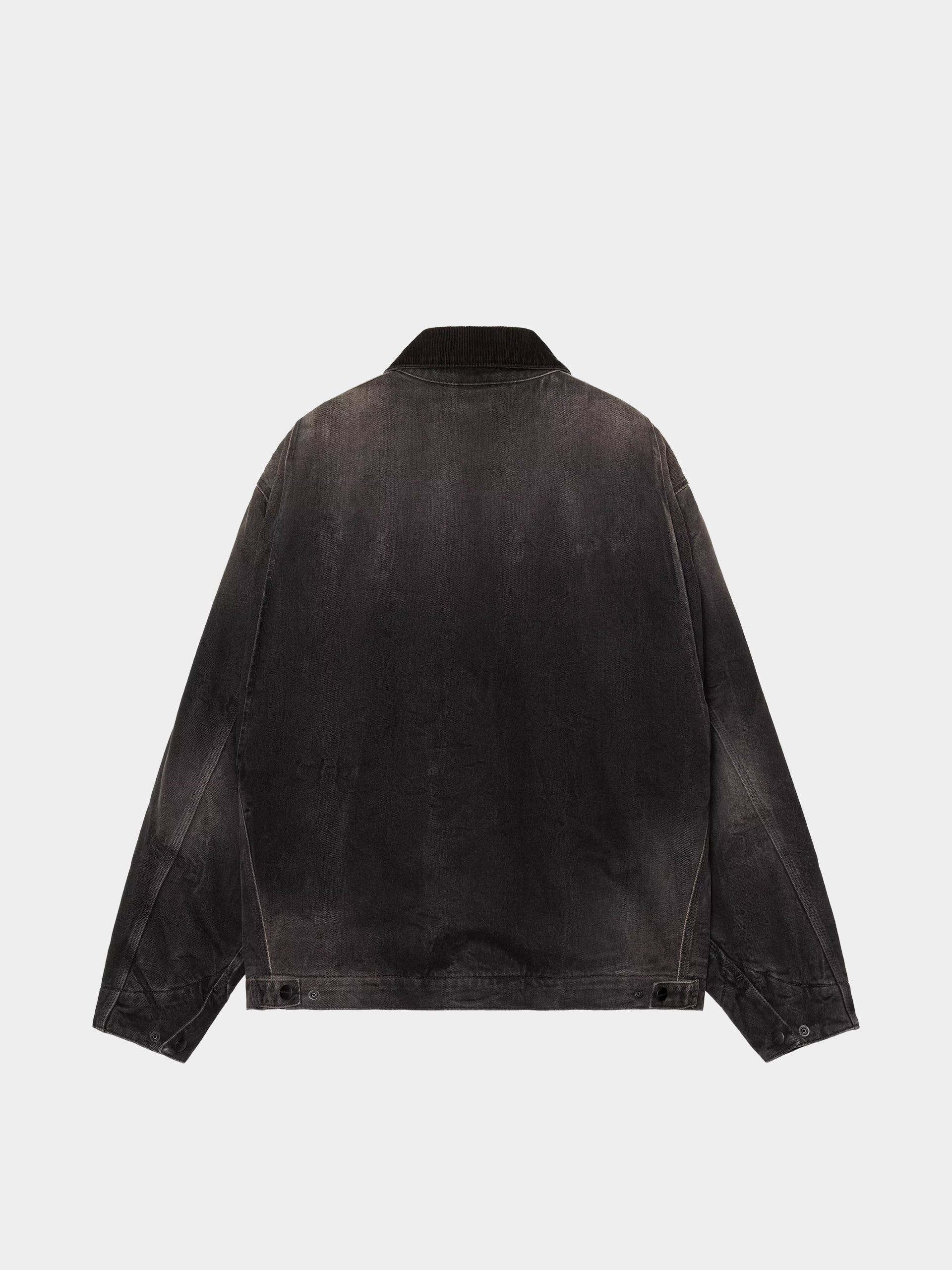 Bunda Carhartt WIP OG Detroit (black/black/tobacco used wash)