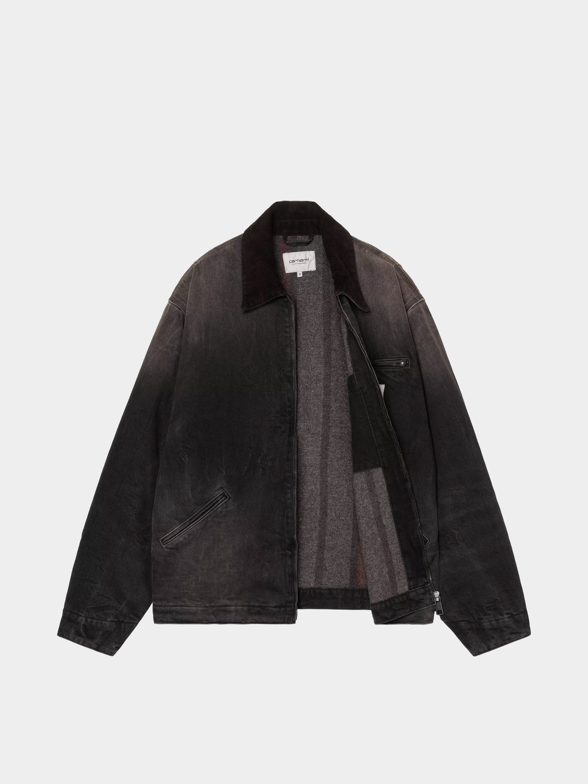 Bunda Carhartt WIP OG Detroit (black/black/tobacco used wash)