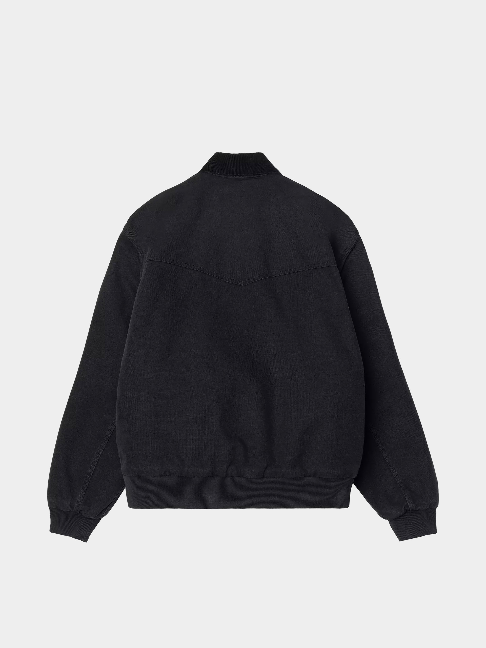 Bunda Carhartt WIP OG Santa Fe (black/black/stone canvas)