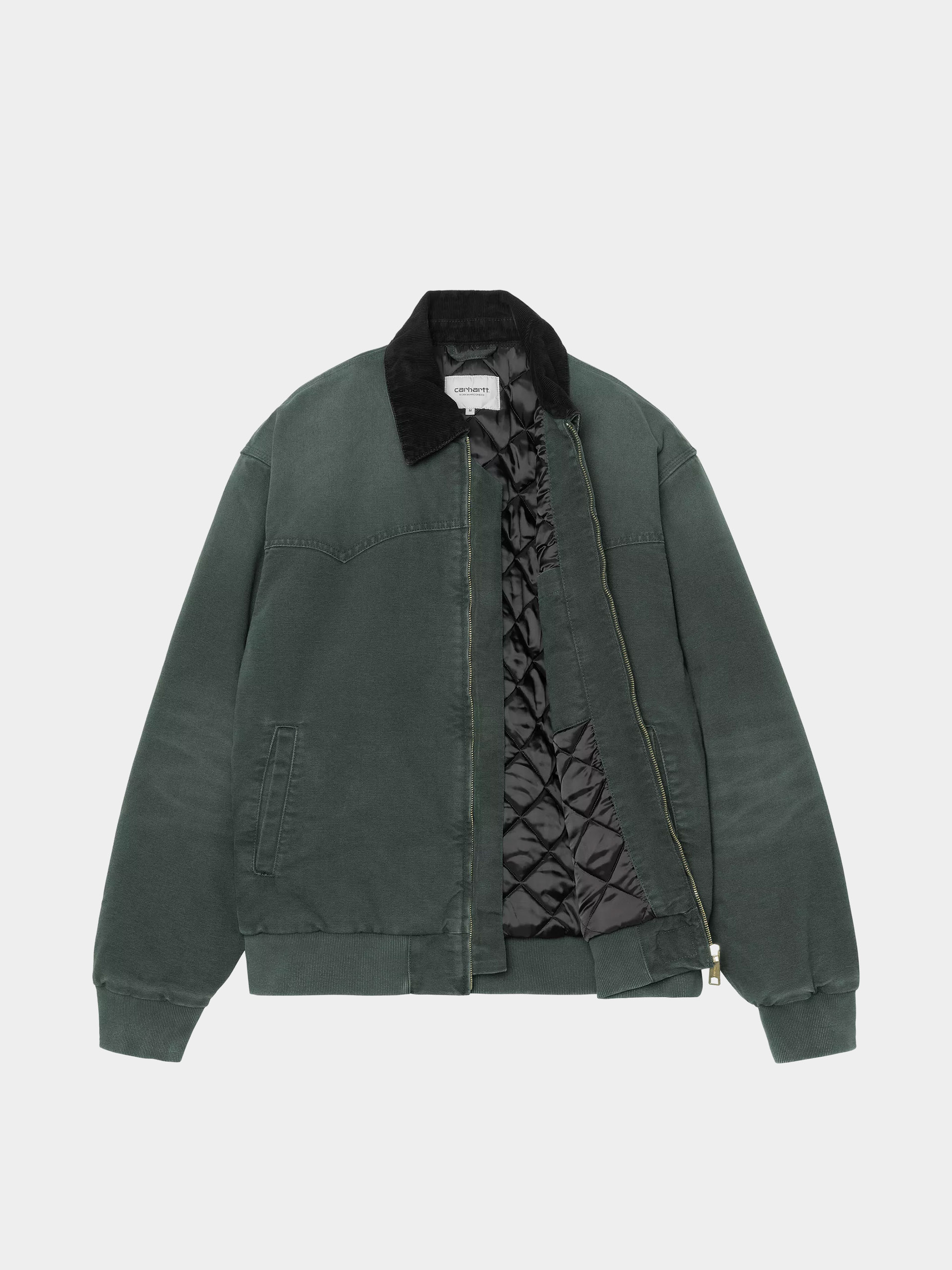 Bunda Carhartt WIP OG Santa Fe (raven/black/stone canvas)