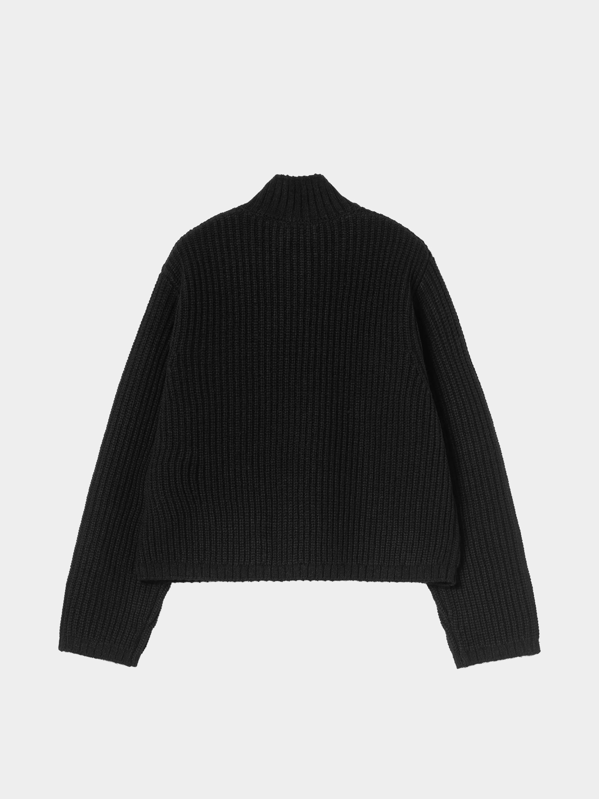 Sveter Carhartt WIP Detroit Half Zip Wmn (black)