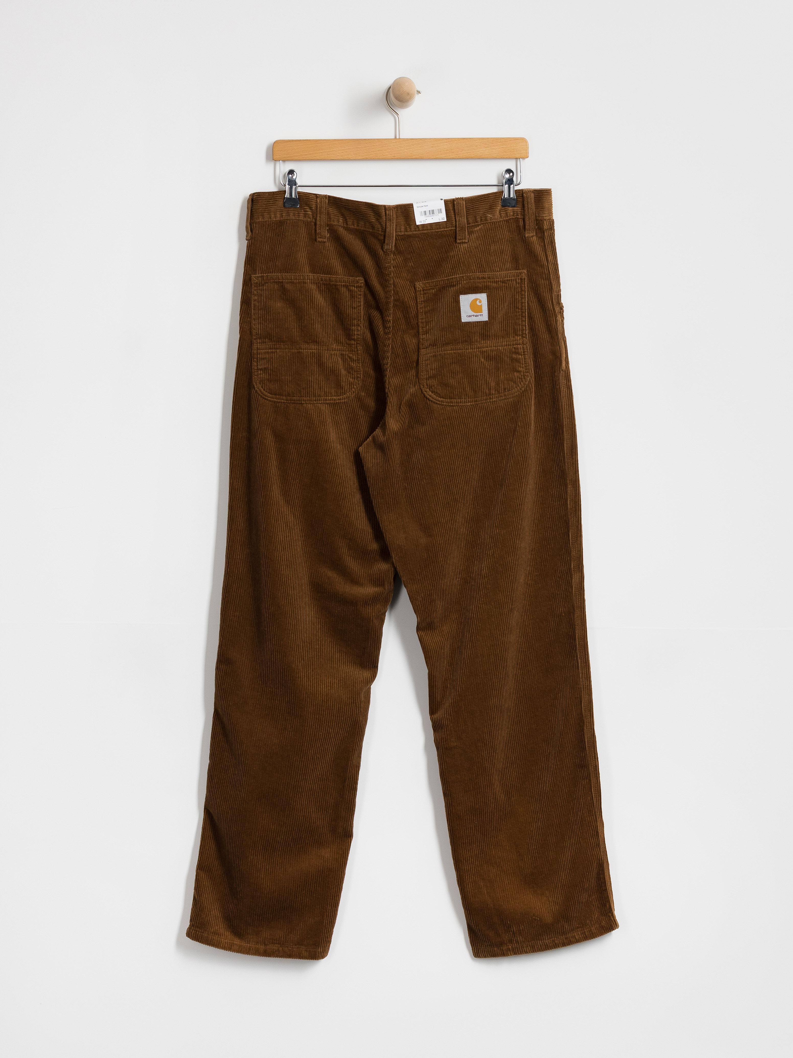 Nohavice Carhartt WIP Simple (wip h brown/rinsed)