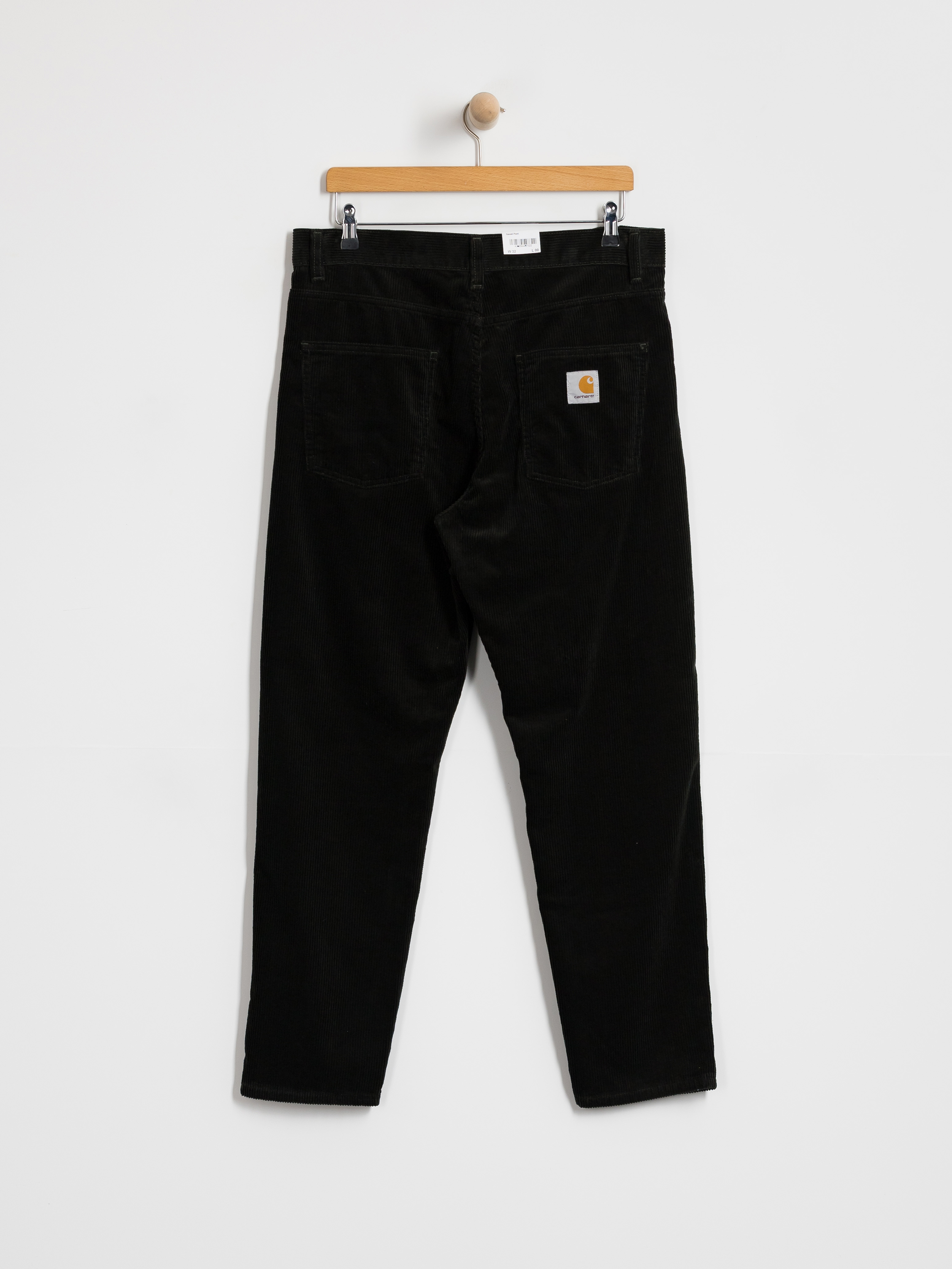 Nohavice Carhartt WIP Newel (raven/rinsed)