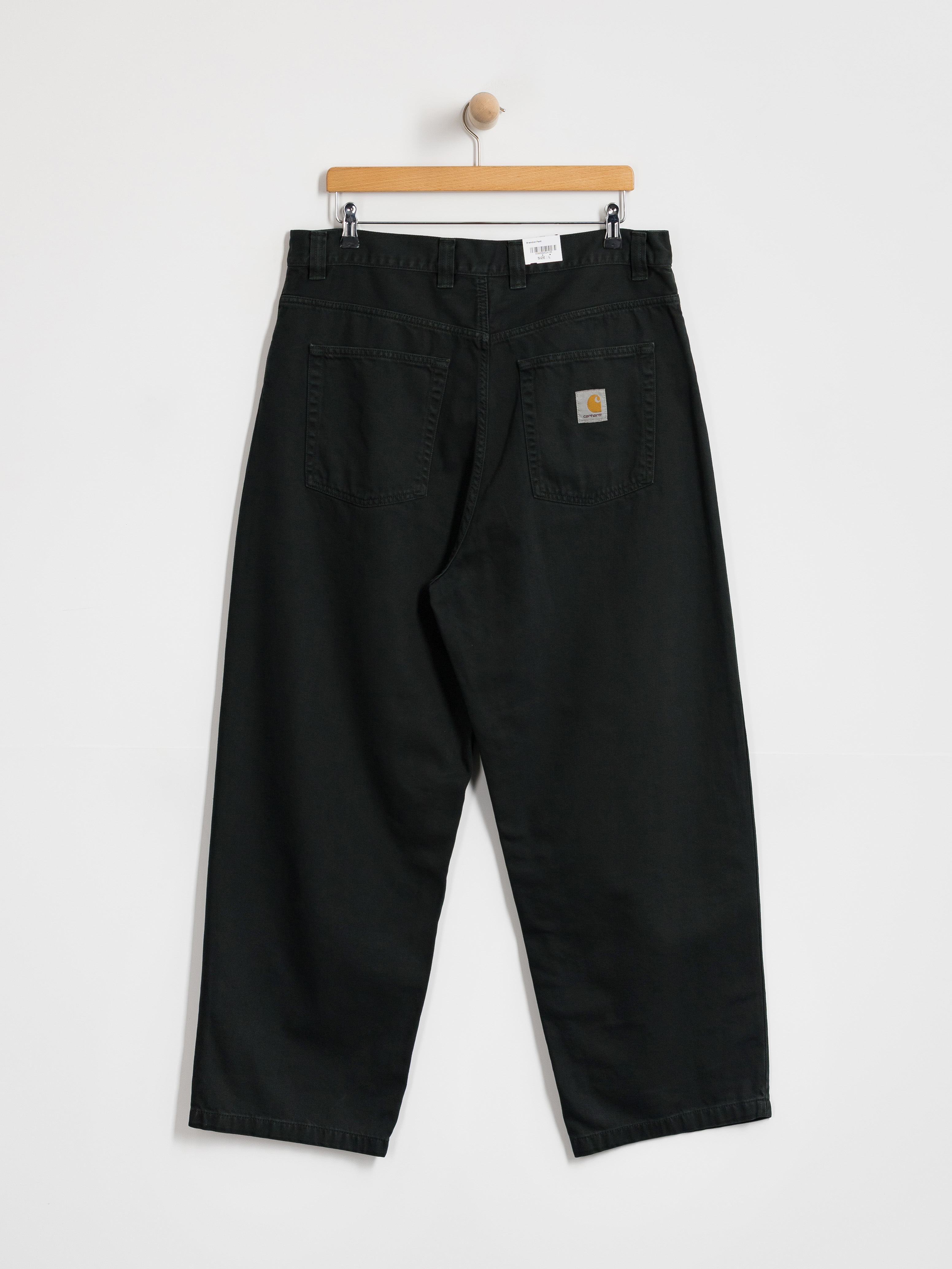 Nohavice Carhartt WIP Brandon (raven/stone dyed)