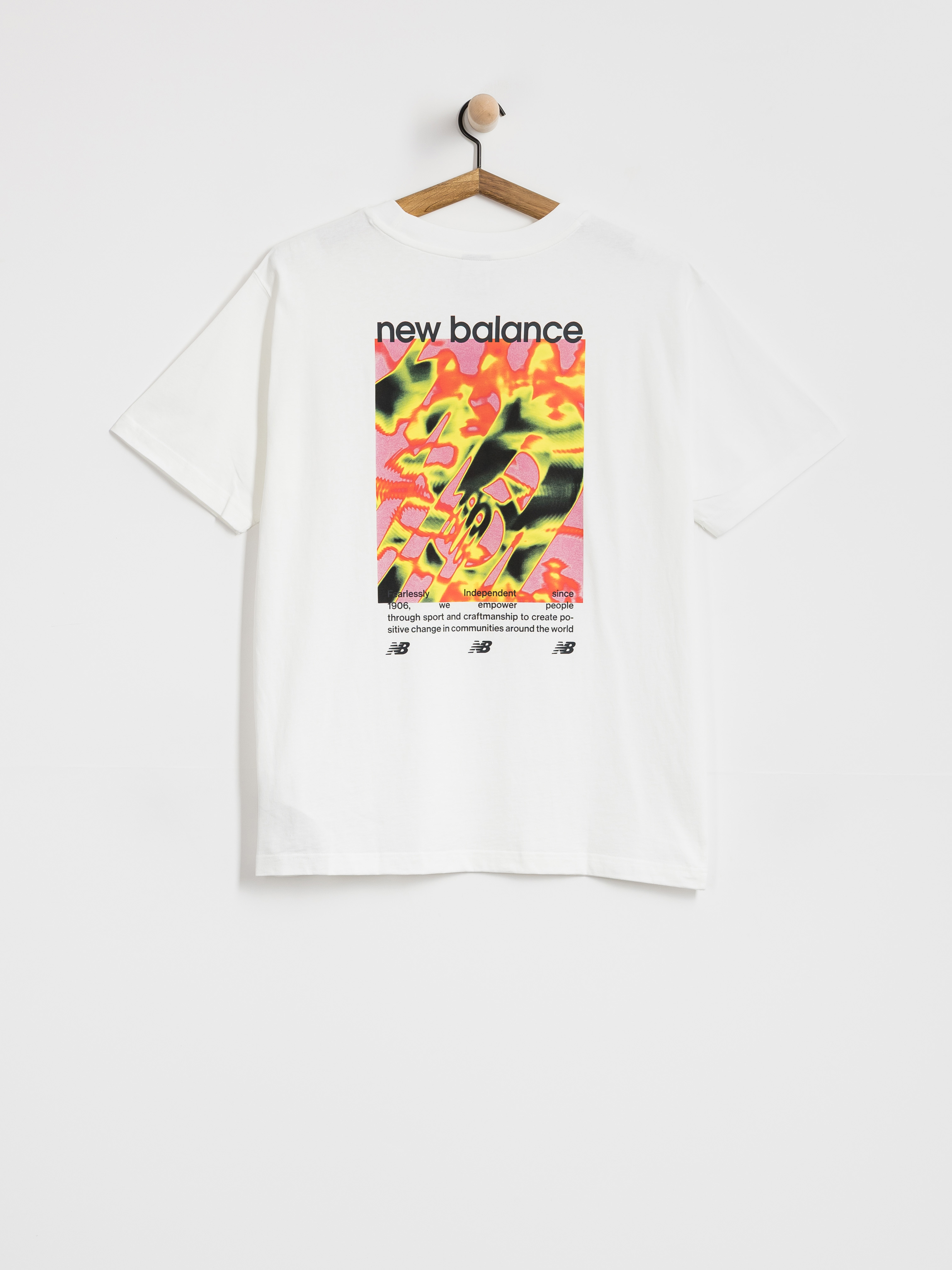 Tričko New Balance Heat Map Forward Thinker (white)