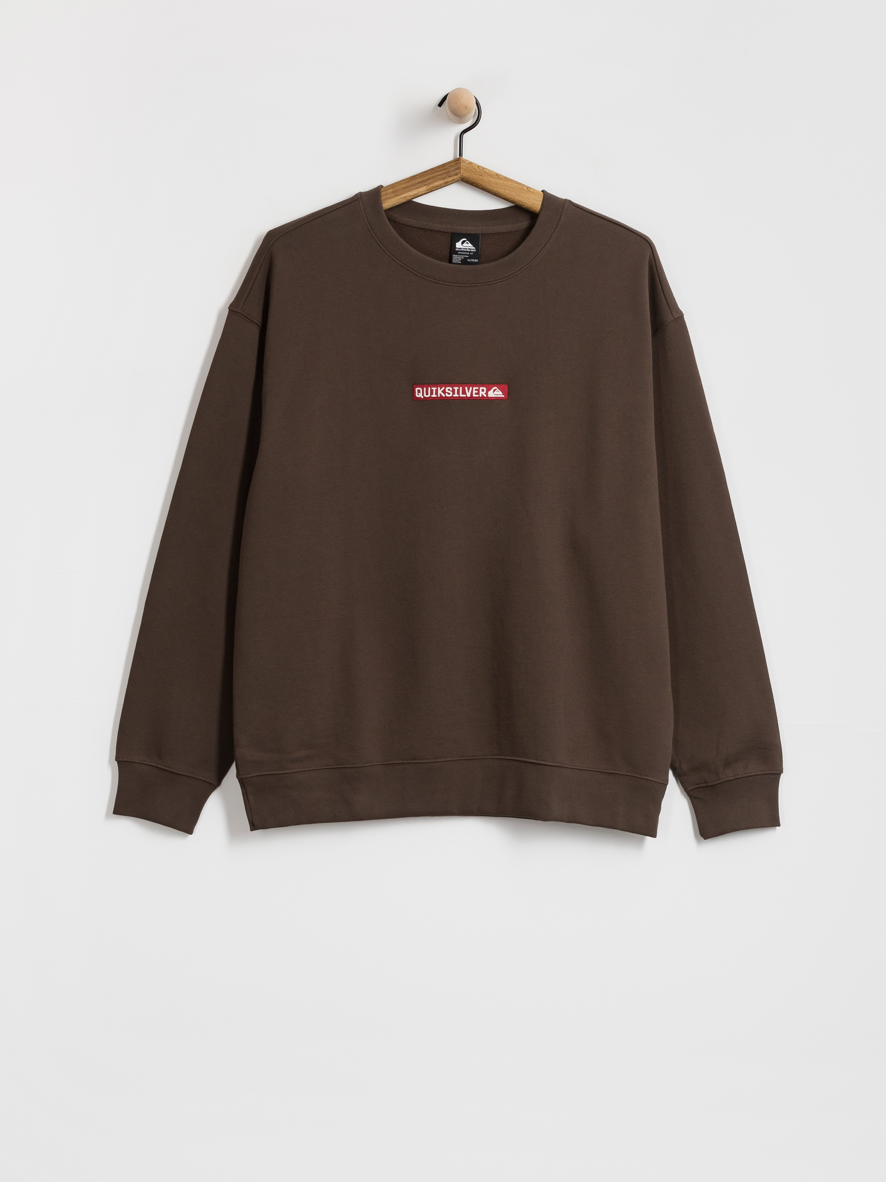 Mikina Quiksilver Dna Crew (chocolate brown)