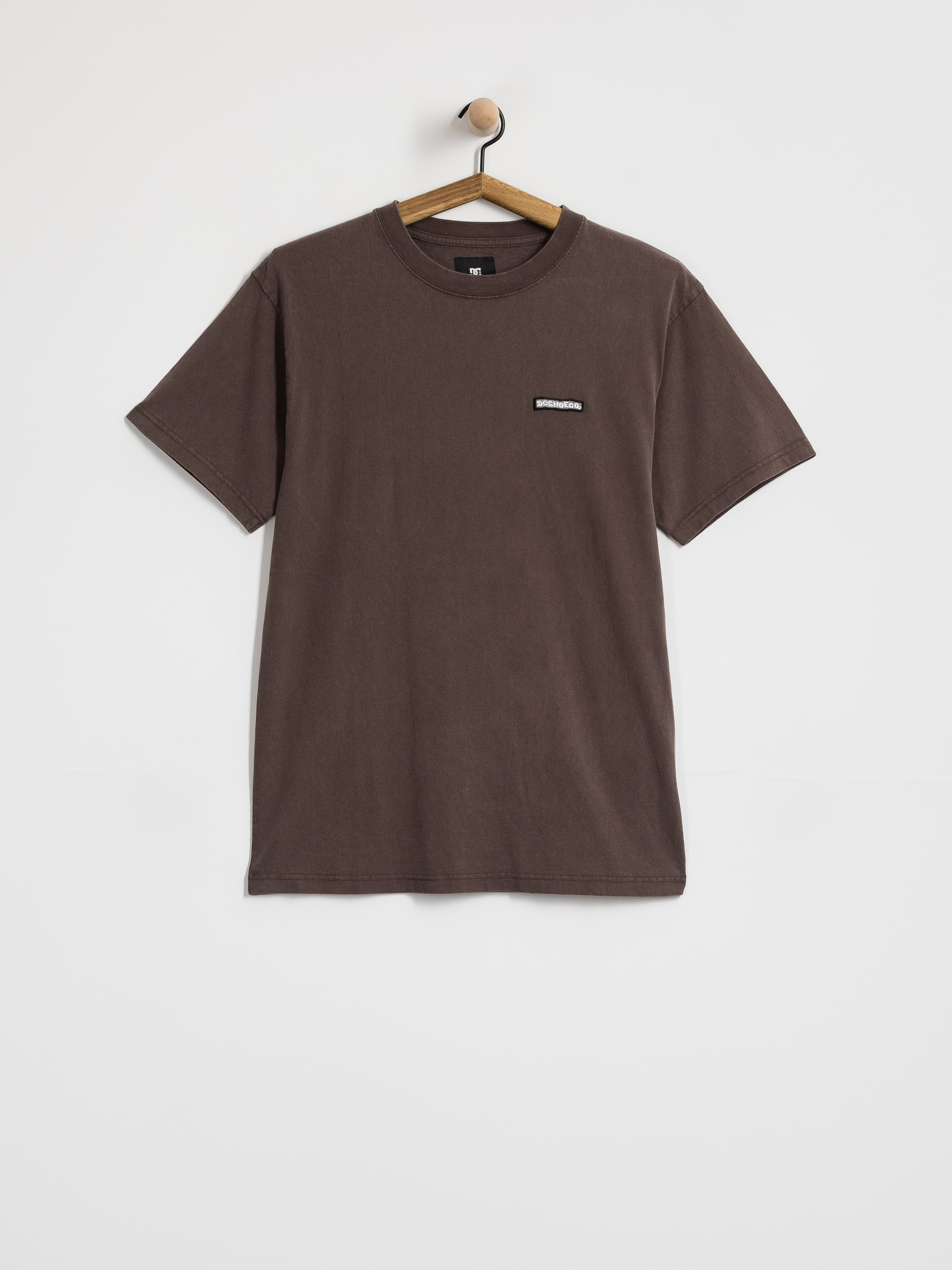 Tričko DC Patch It Washed (coffee bean)