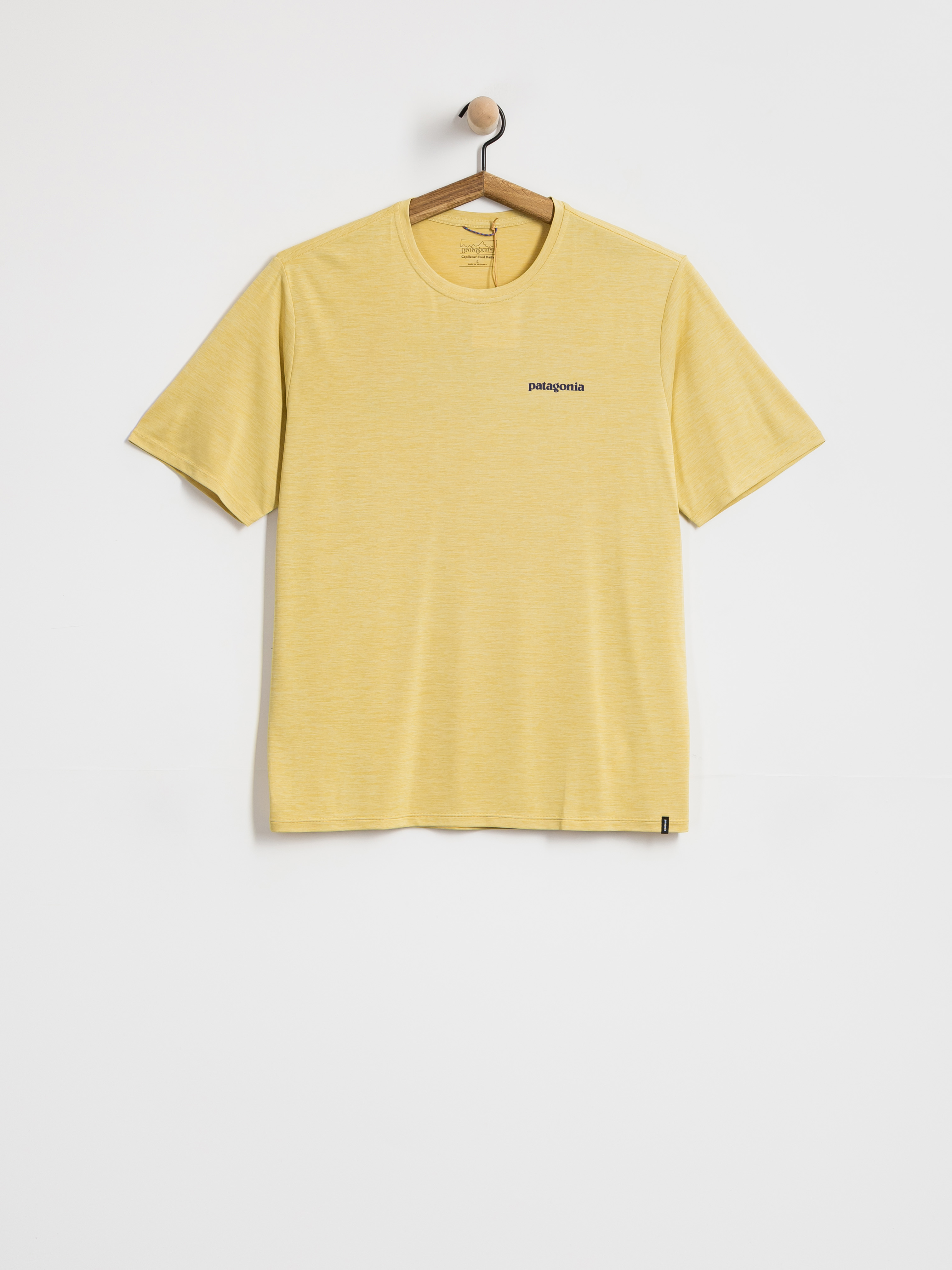 Tričko Patagonia Cap Cool Daily Boardshort Logo (limestone yellow light limestone yellow x dye)