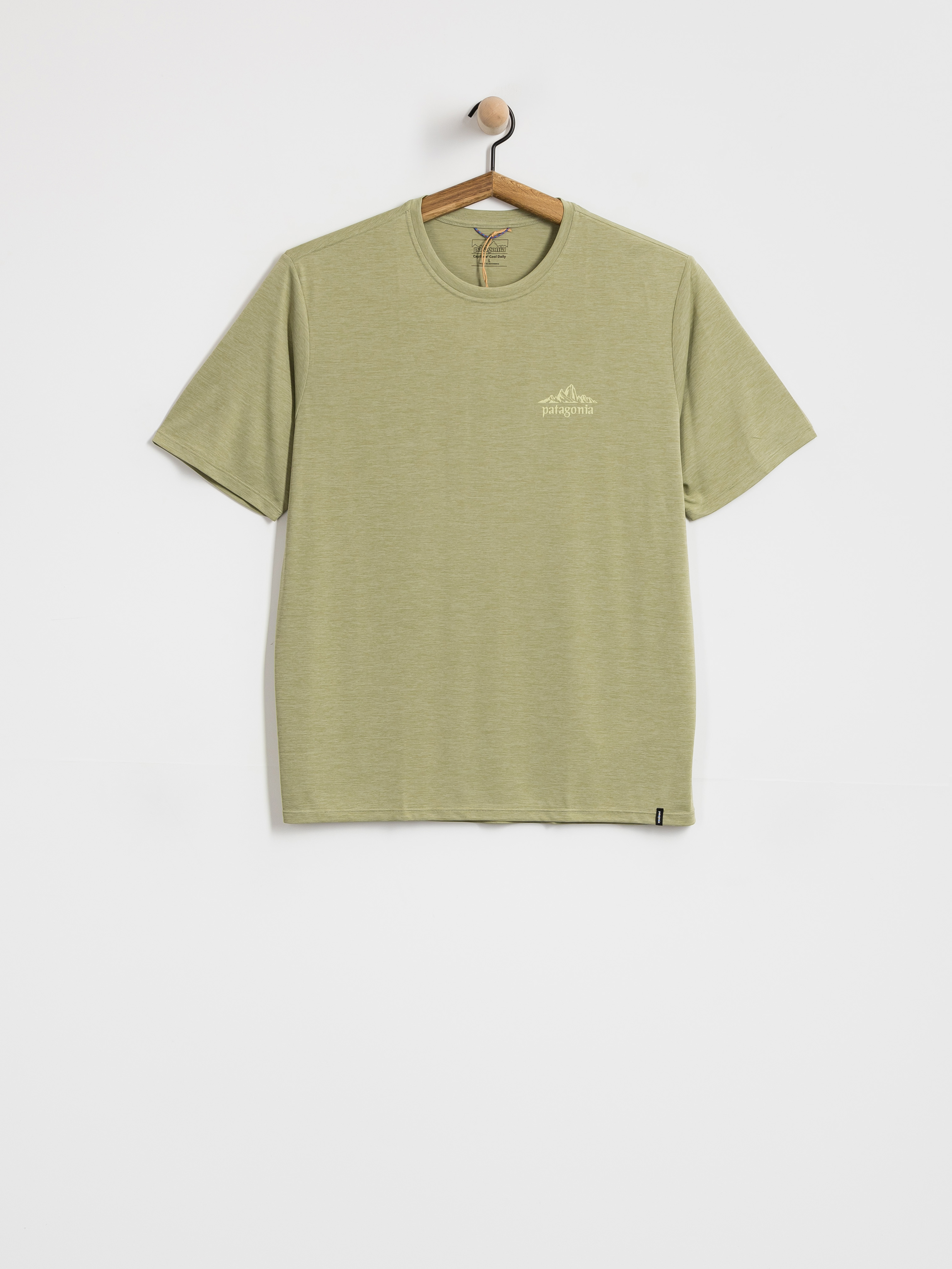 Tričko Patagonia Cap Cool Daily Cloud Crag (gumtree green light gumtree green x dye)