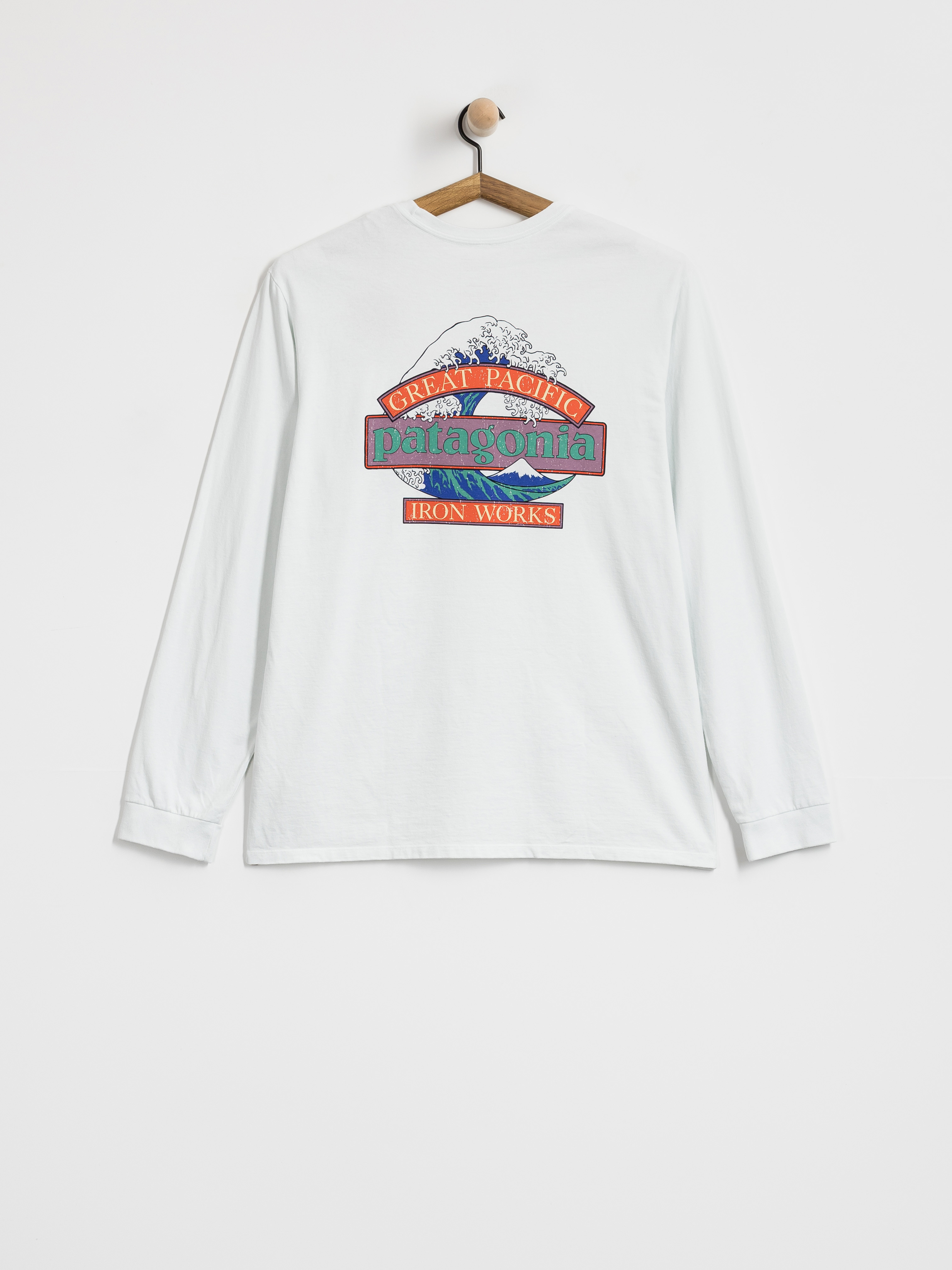 Triko Patagonia Great Waves Responsibili (fiber white)