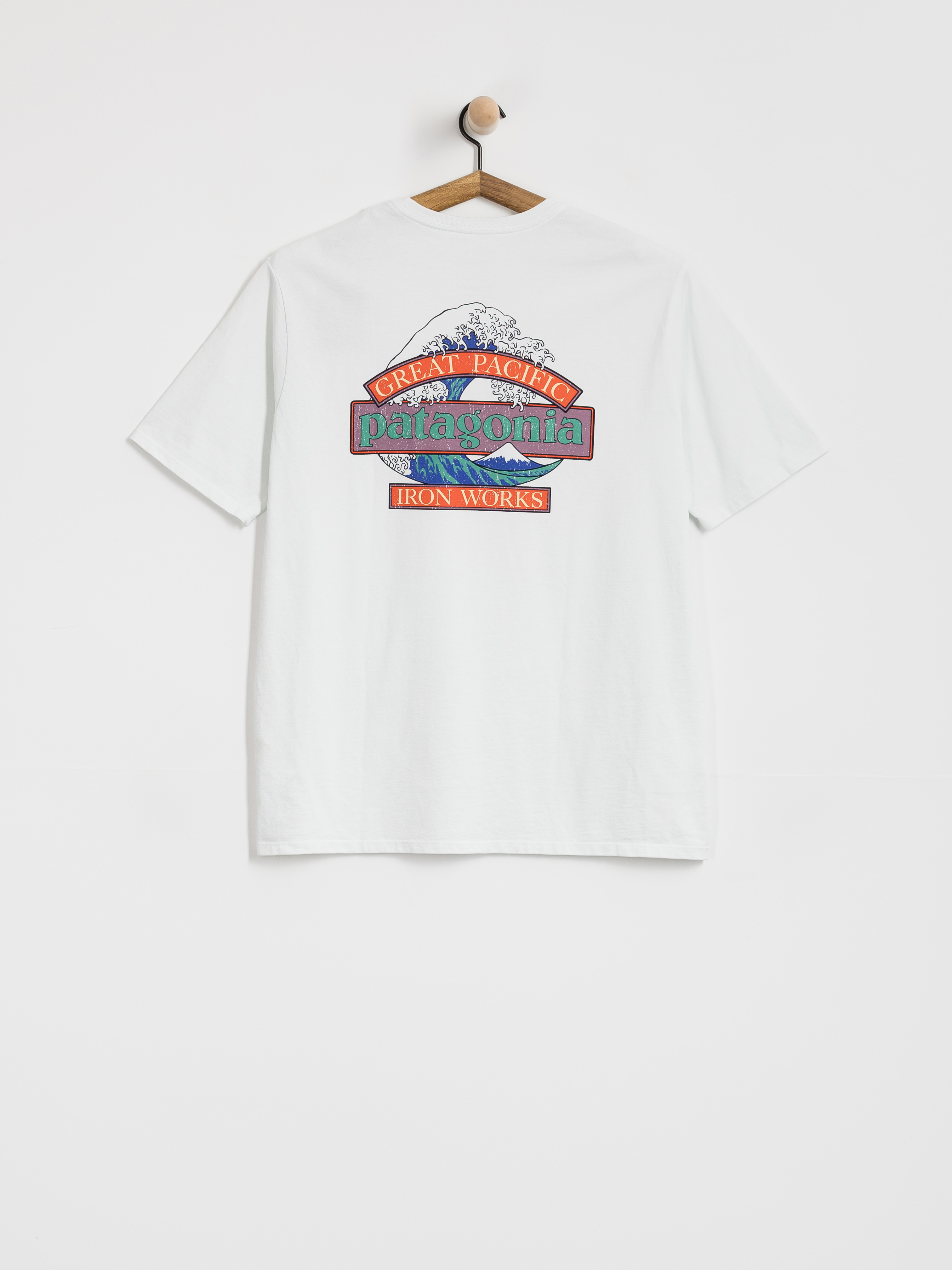 Tričko Patagonia Great Waves Responsibili (fiber white)