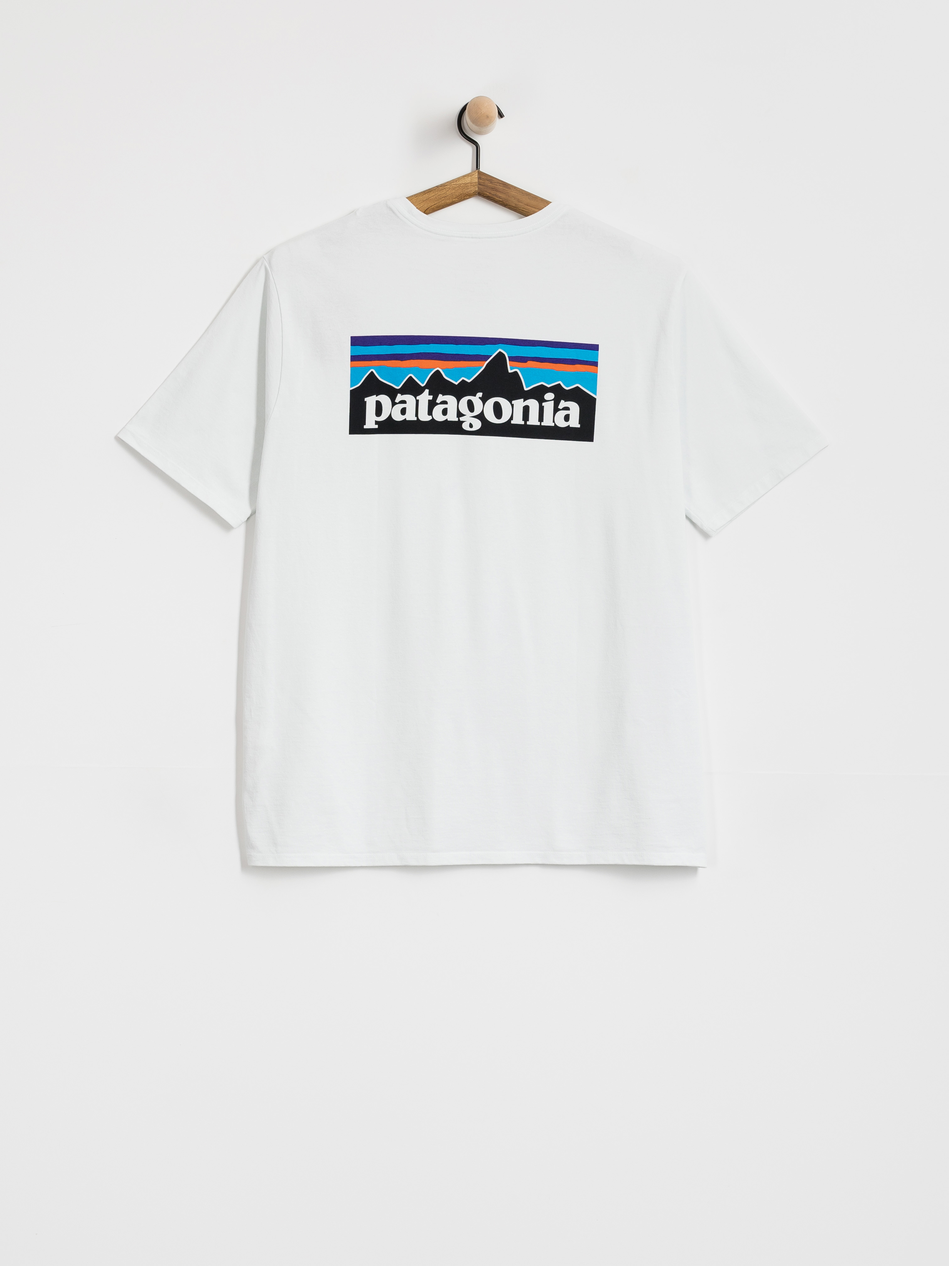 Tričko Patagonia P 6 Logo Responsibili (fiber white)