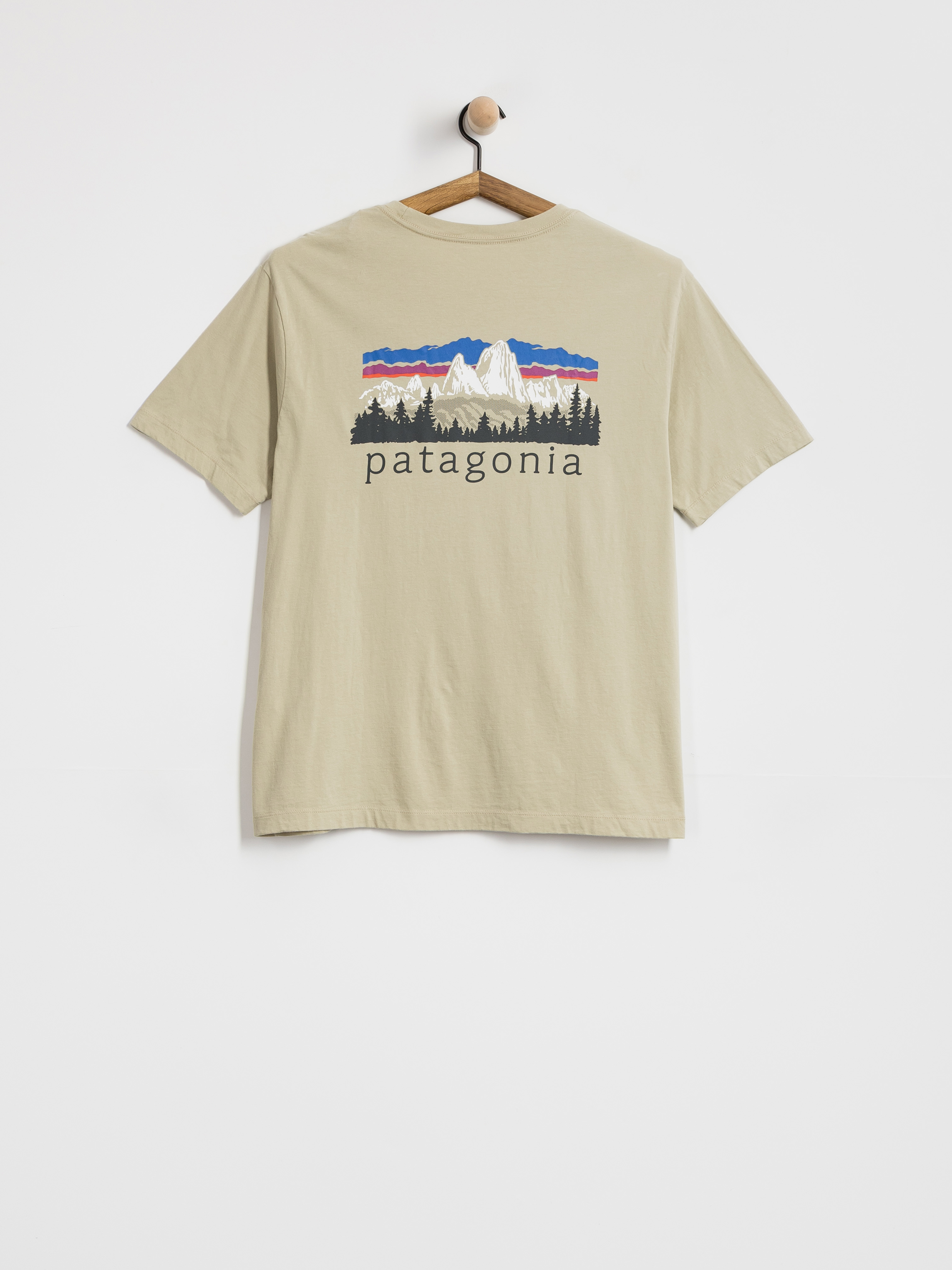 Tričko Patagonia Fitz Roy Foothills (weathered stone)