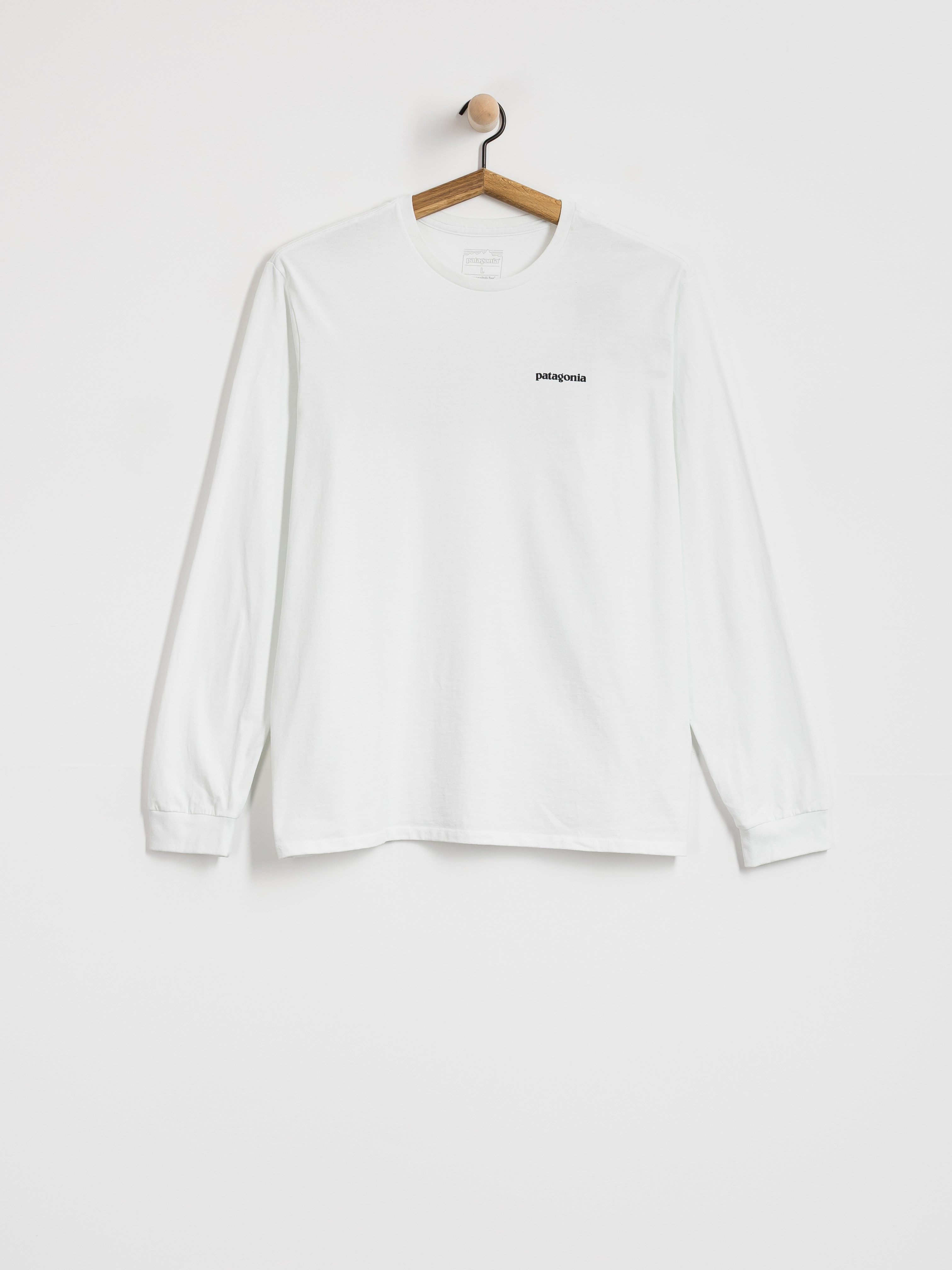 Triko Patagonia P 6 Logo Responsibili (fiber white)