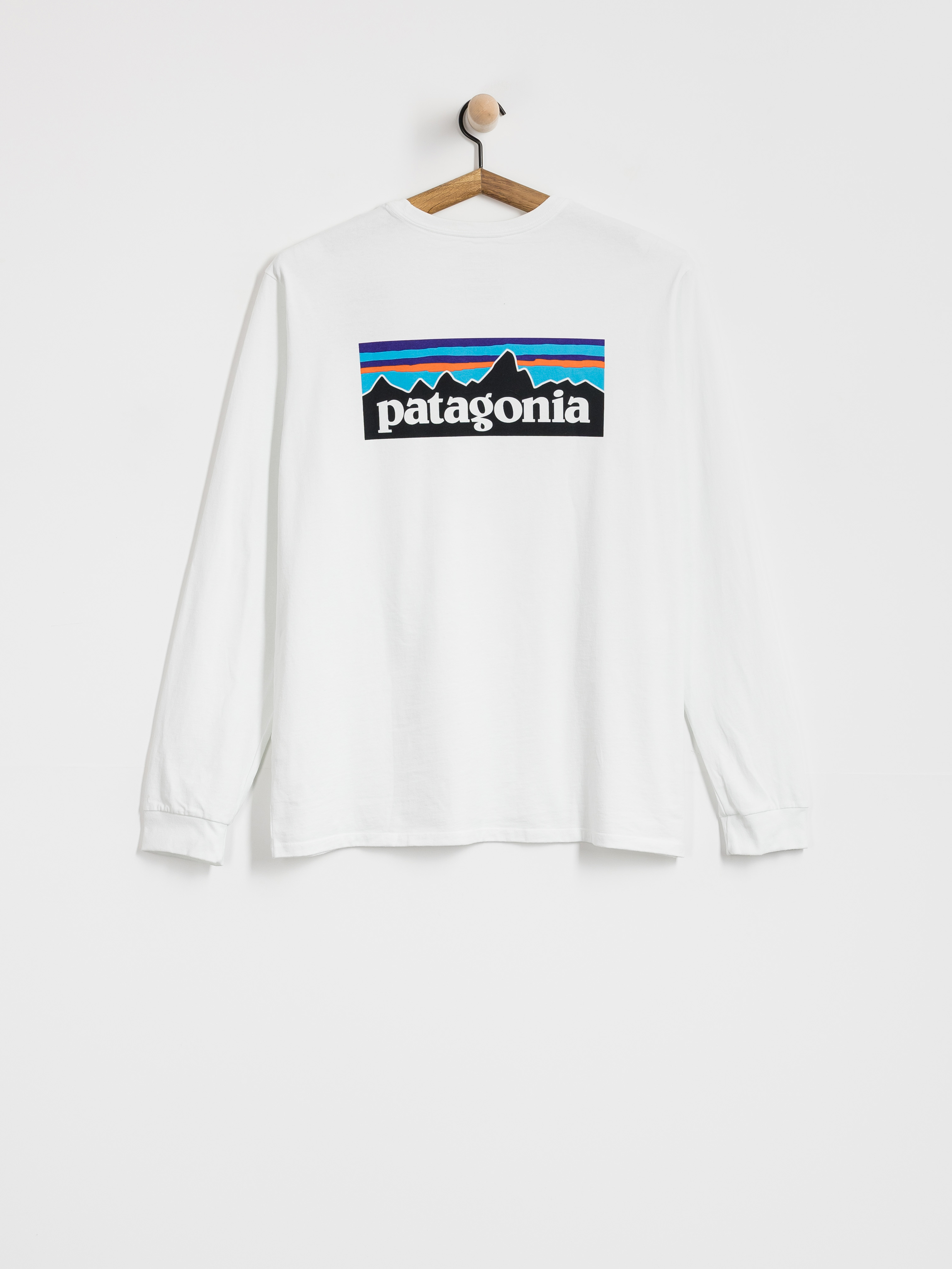 Triko Patagonia P 6 Logo Responsibili (fiber white)