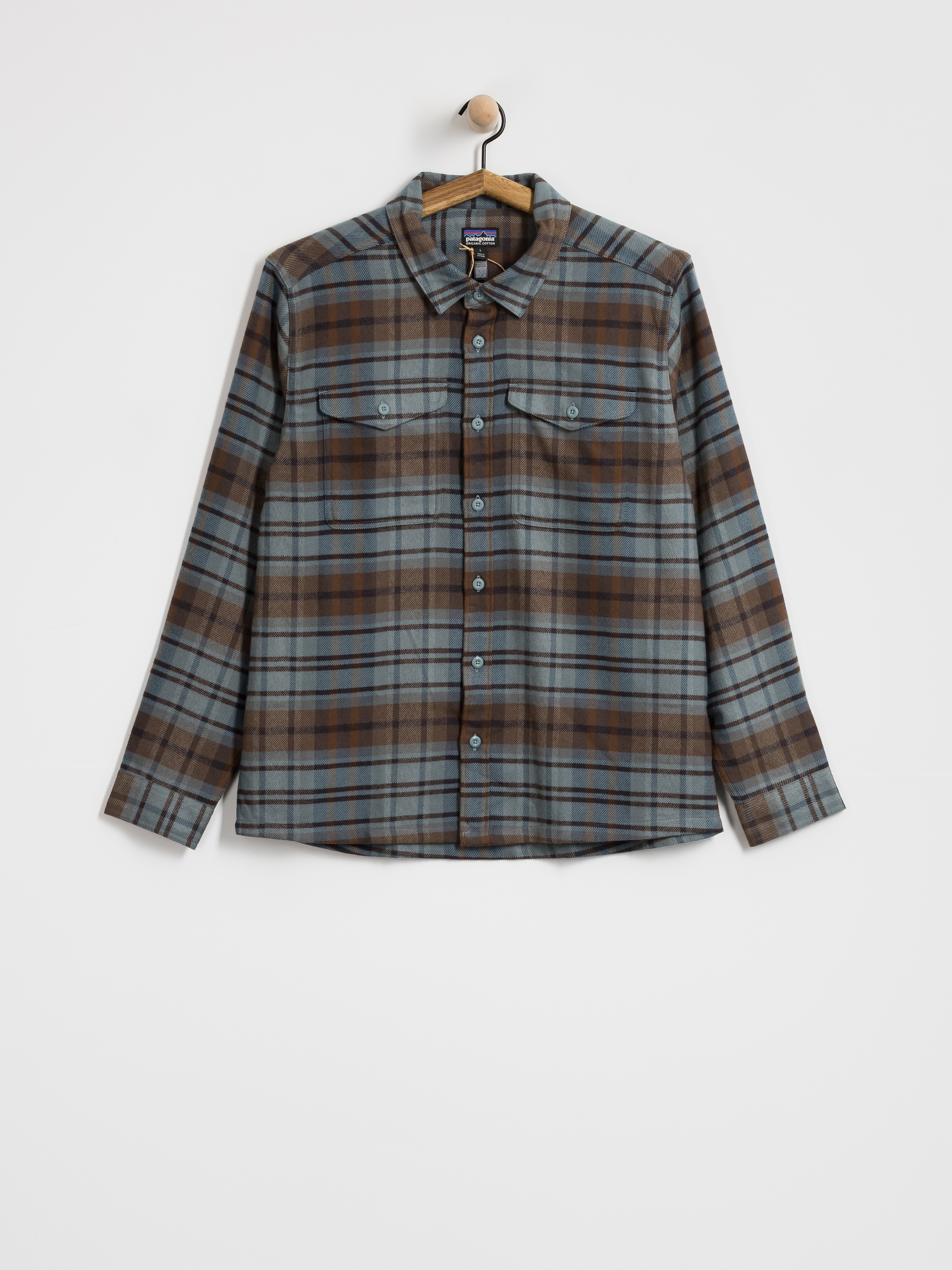 Košeľa Patagonia Fjord Flannel (rising storm blue sage)