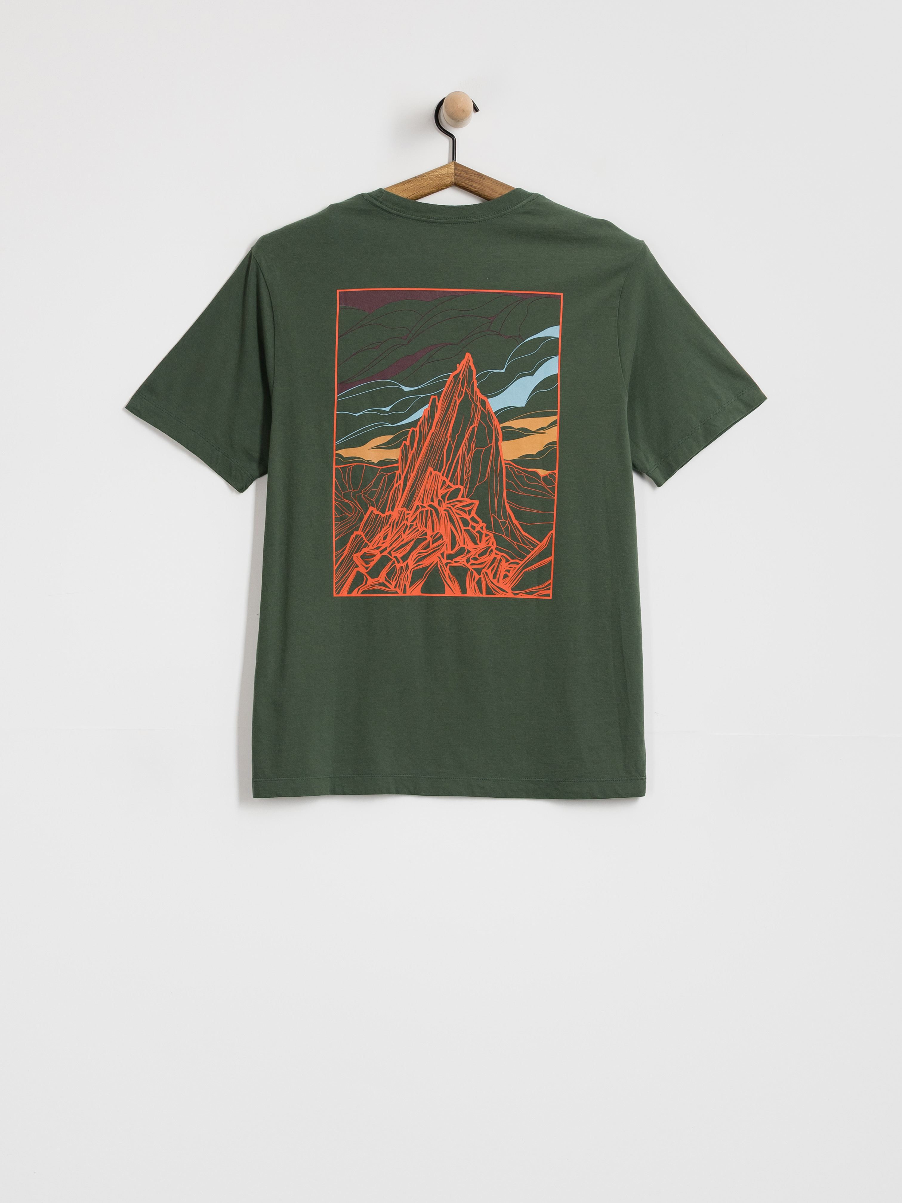 Tričko Patagonia Cloud Crag (canopy green)