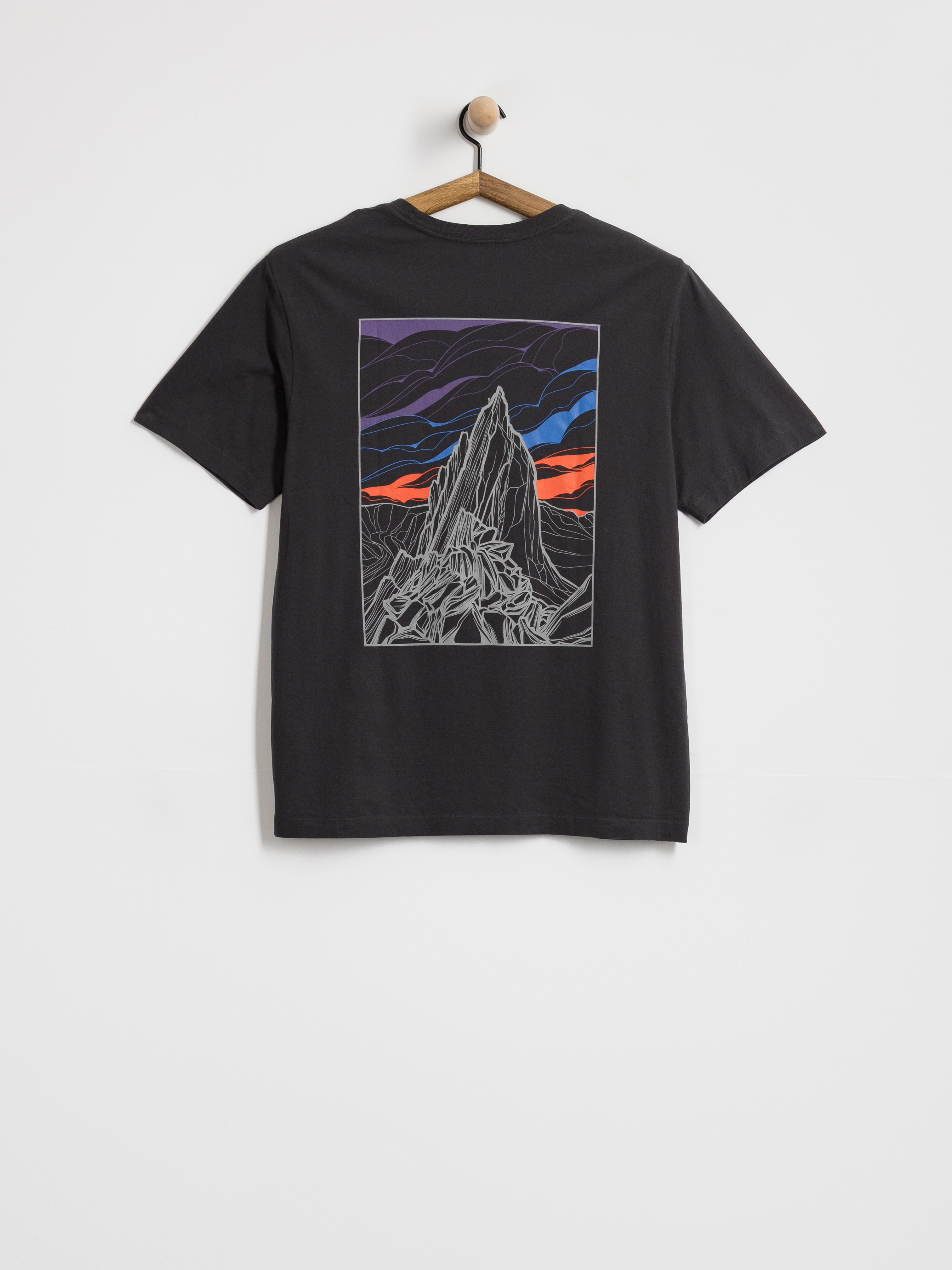 Tričko Patagonia Cloud Crag (ink black)