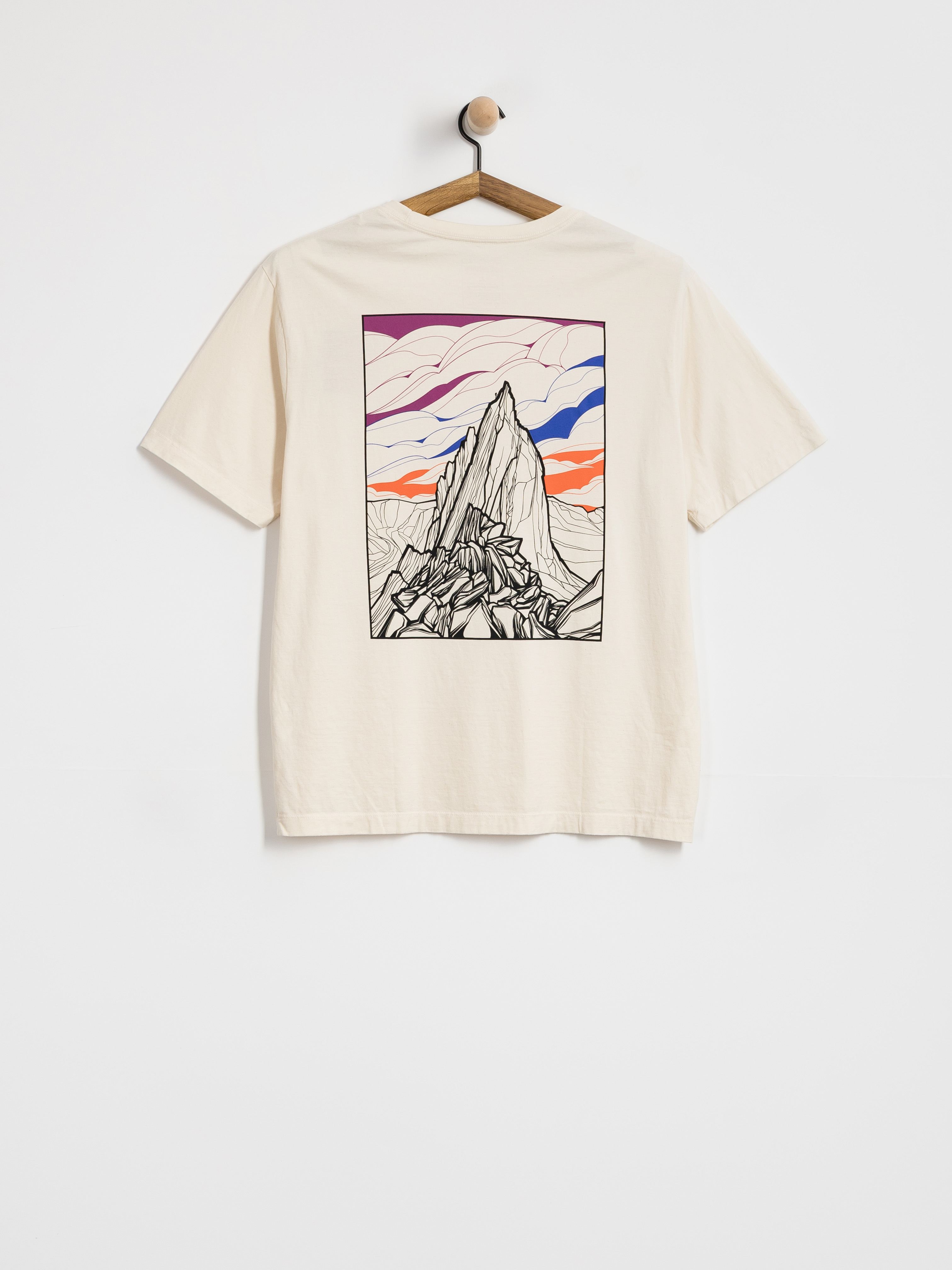 Tričko Patagonia Cloud Crag (undyed natural)