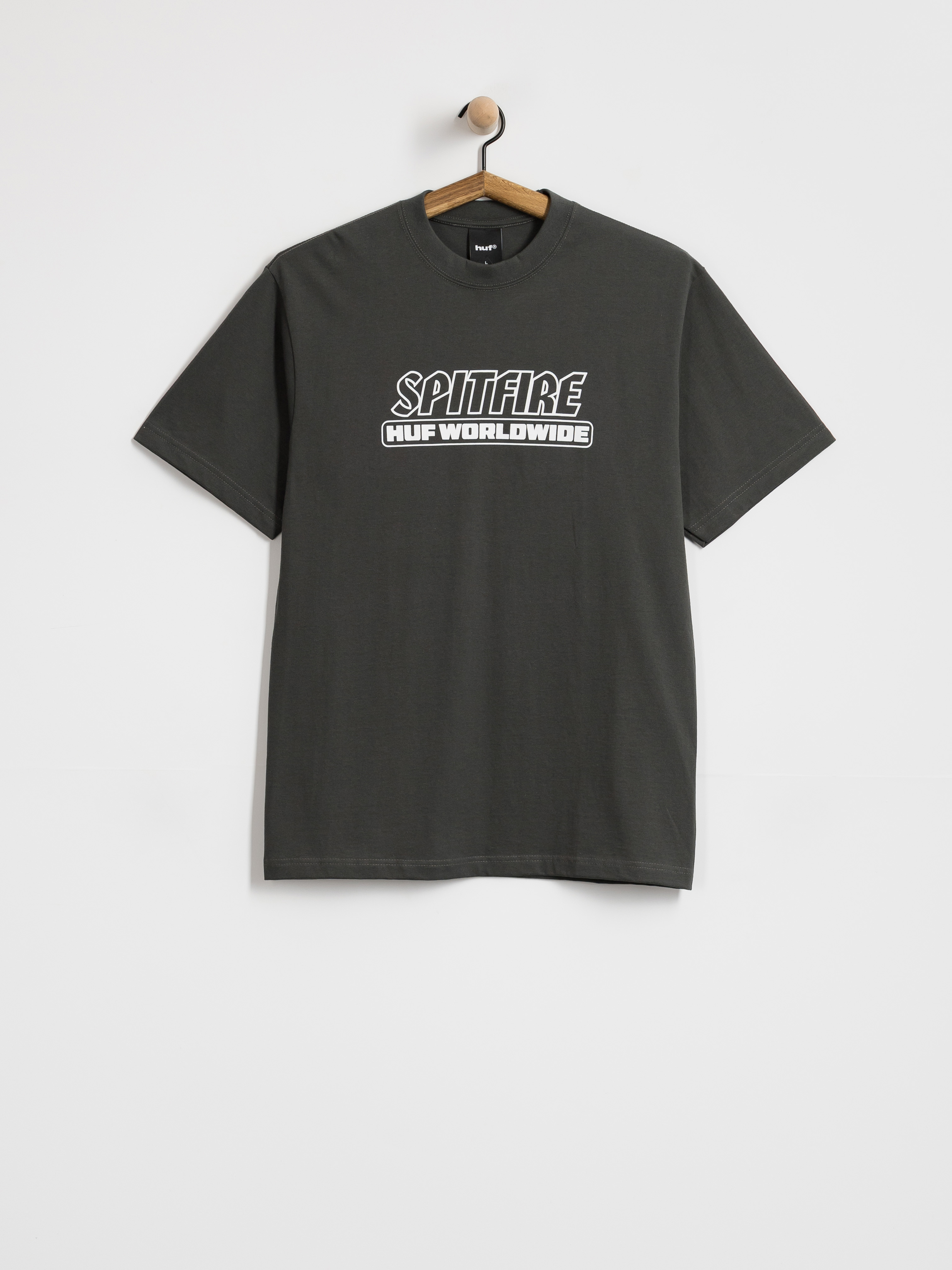 Tričko HUF X Spitfire Burn (washed black)