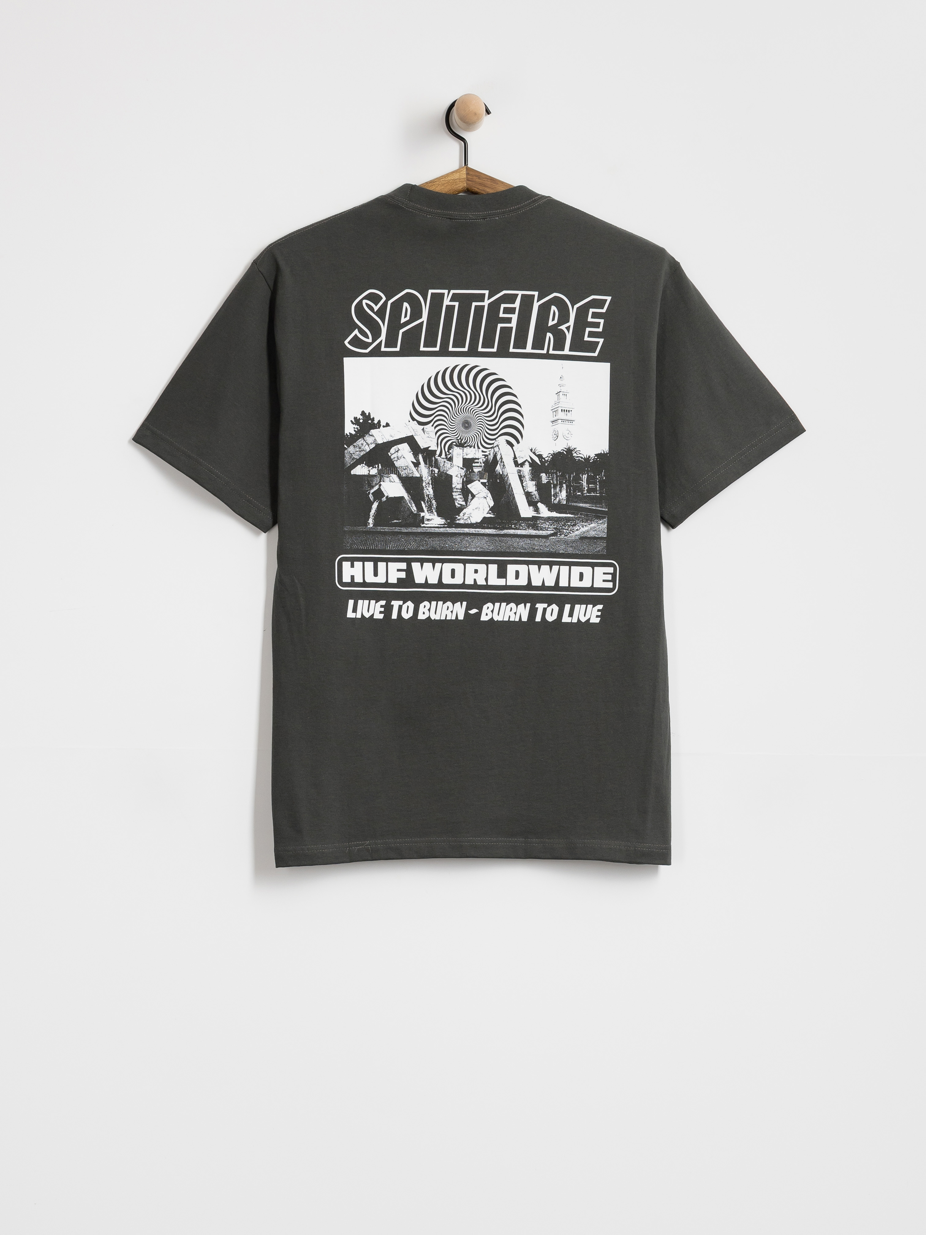 Tričko HUF X Spitfire Burn