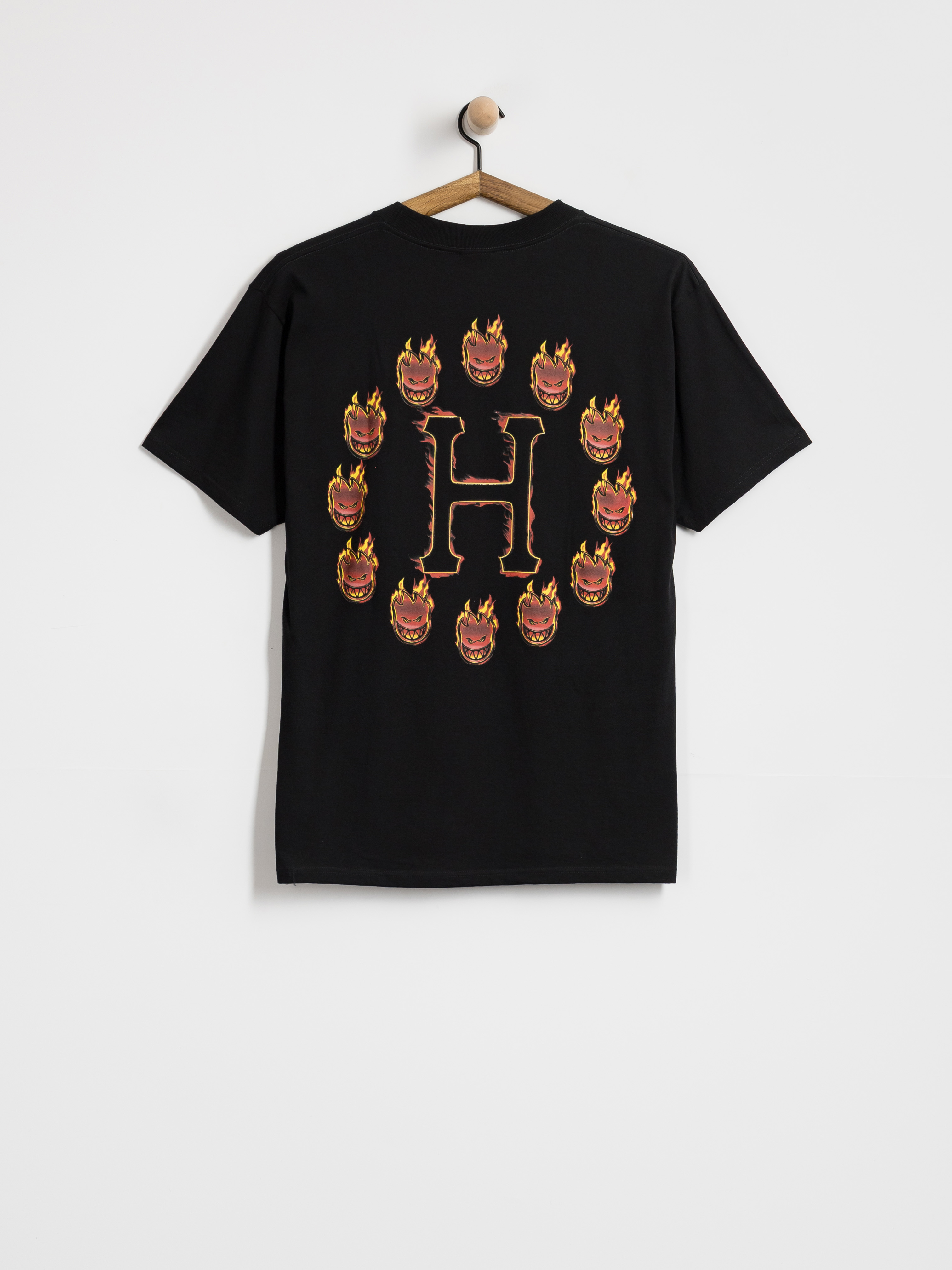 Tričko HUF X Spitfire Flame Galaxies (black)