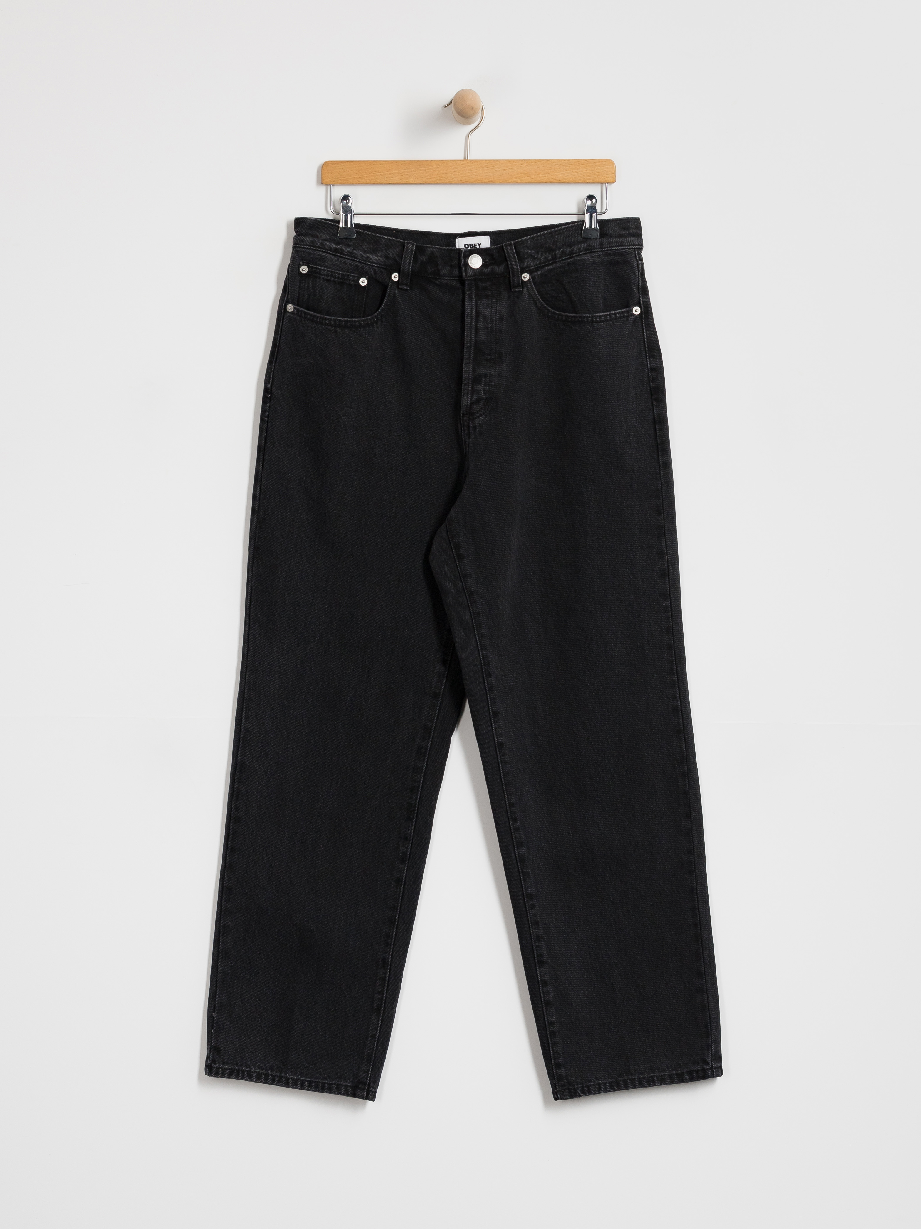 Nohavice OBEY Classic Baggy Denim (faded black)