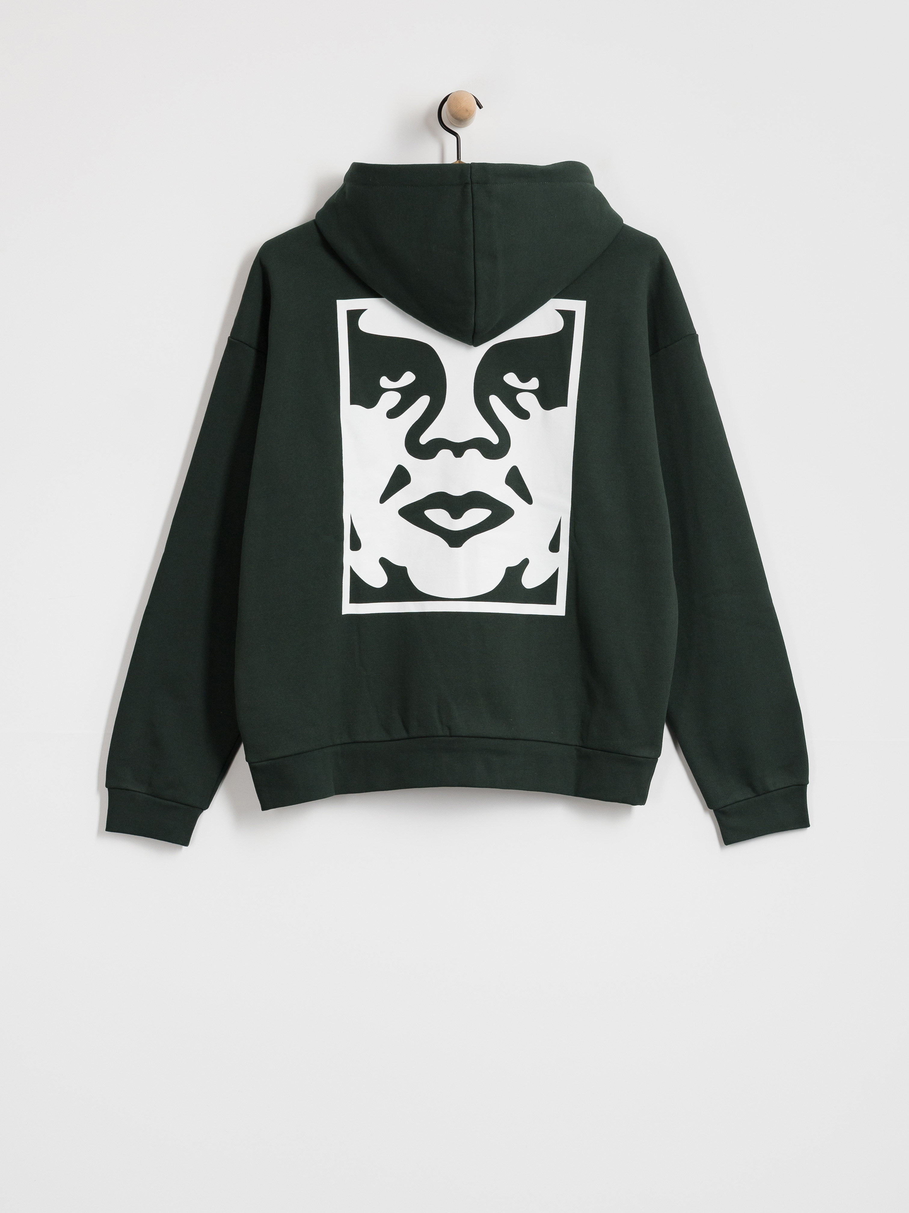 Mikina s kapucňou OBEY Bold Icon Extra Heavy HD