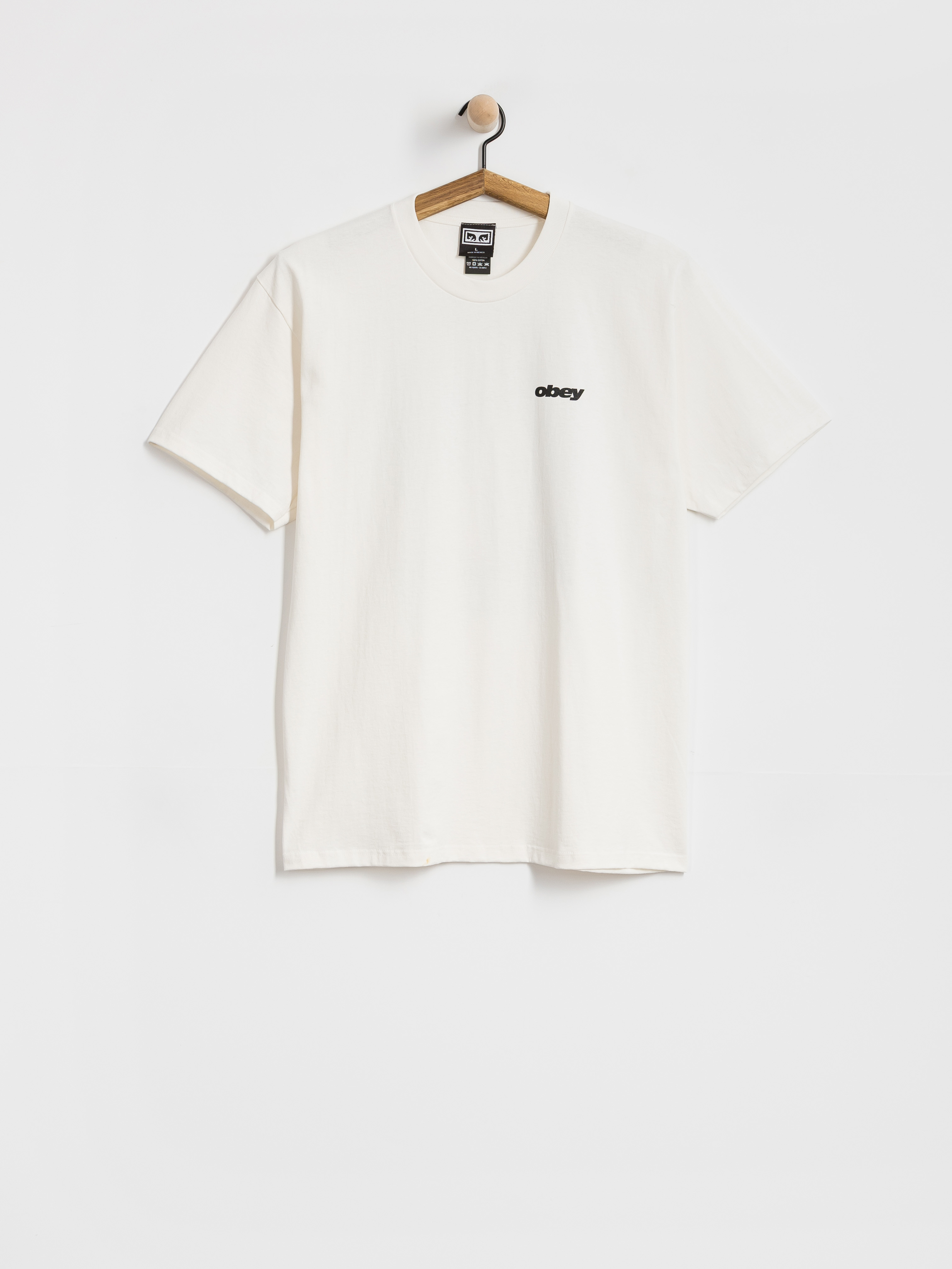 Tričko OBEY Stronger Together (vintage white)
